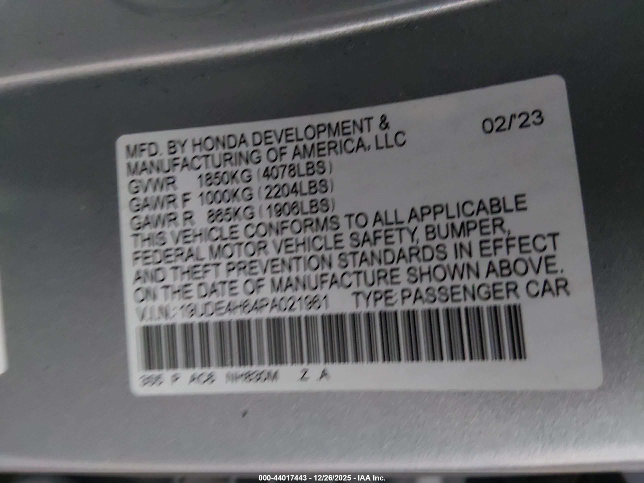 ACURA INTEGRA image 9