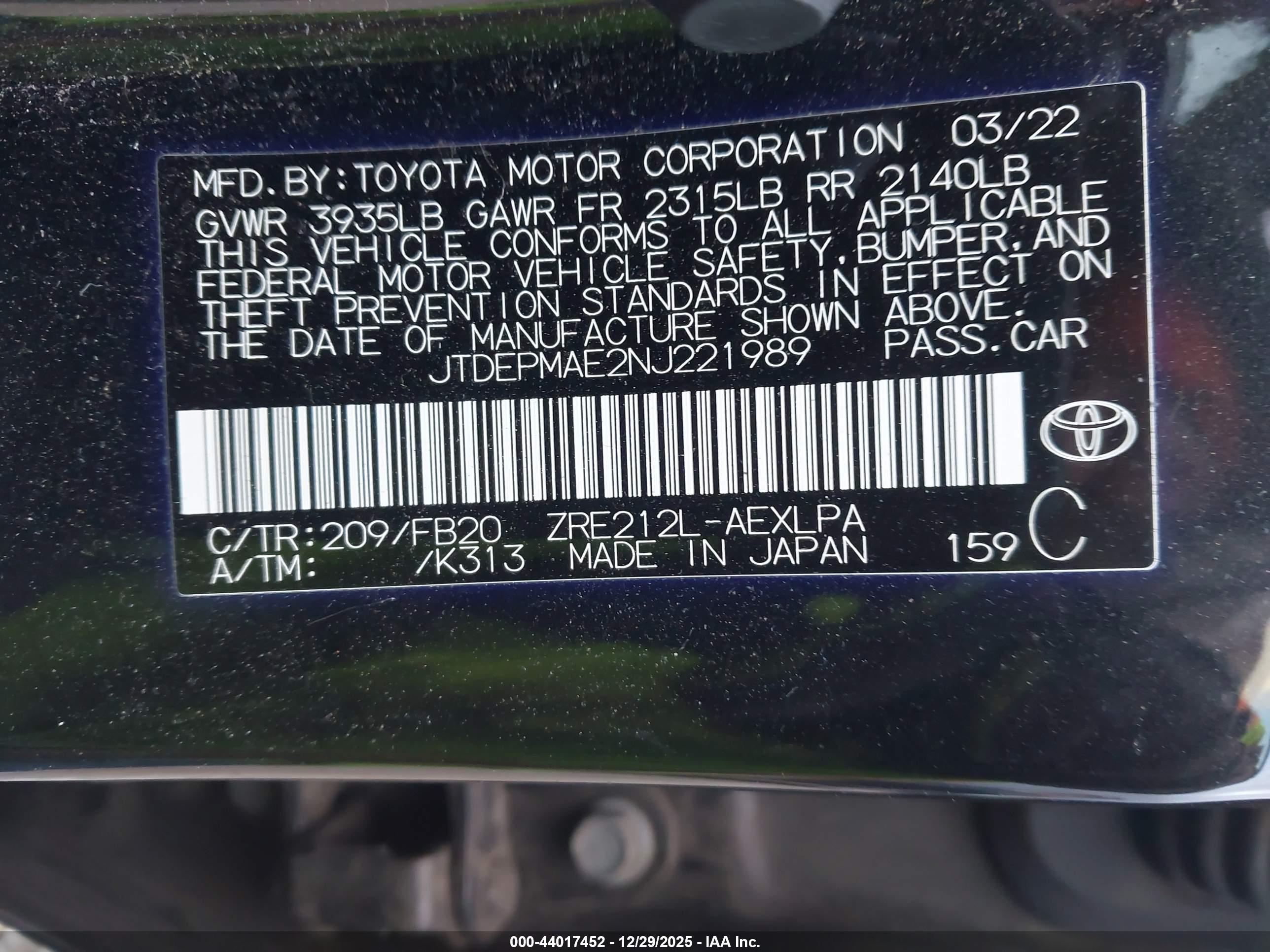 TOYOTA COROLLA image 9