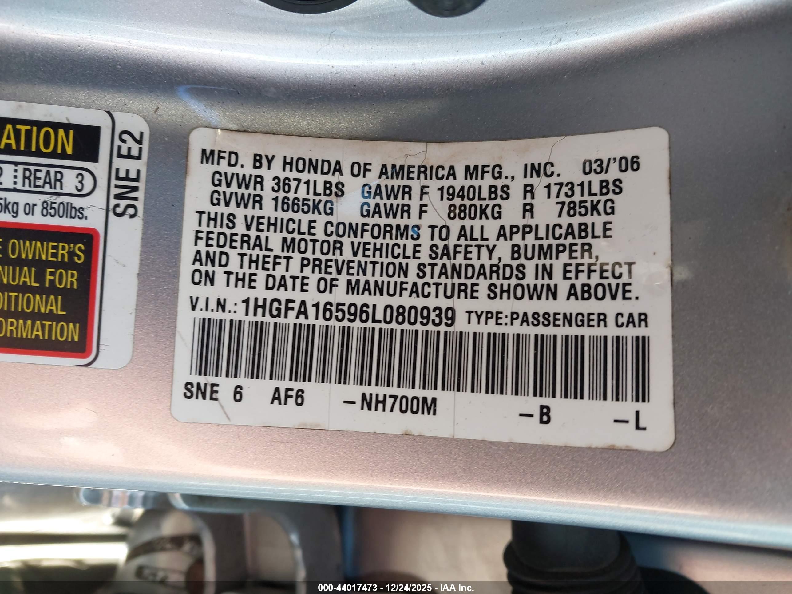HONDA CIVIC image 9