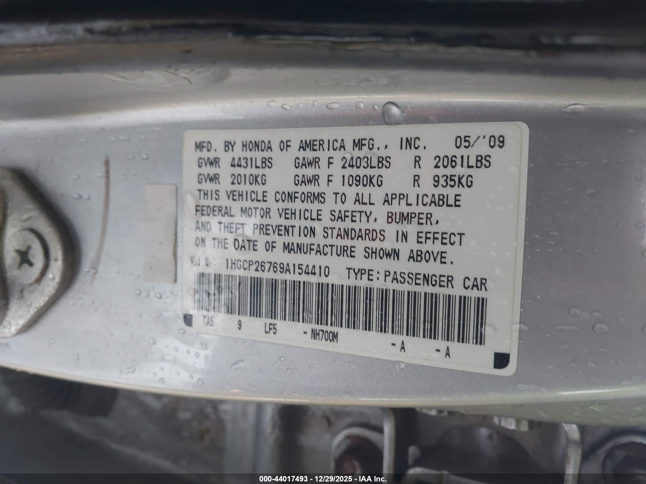 HONDA ACCORD image 9