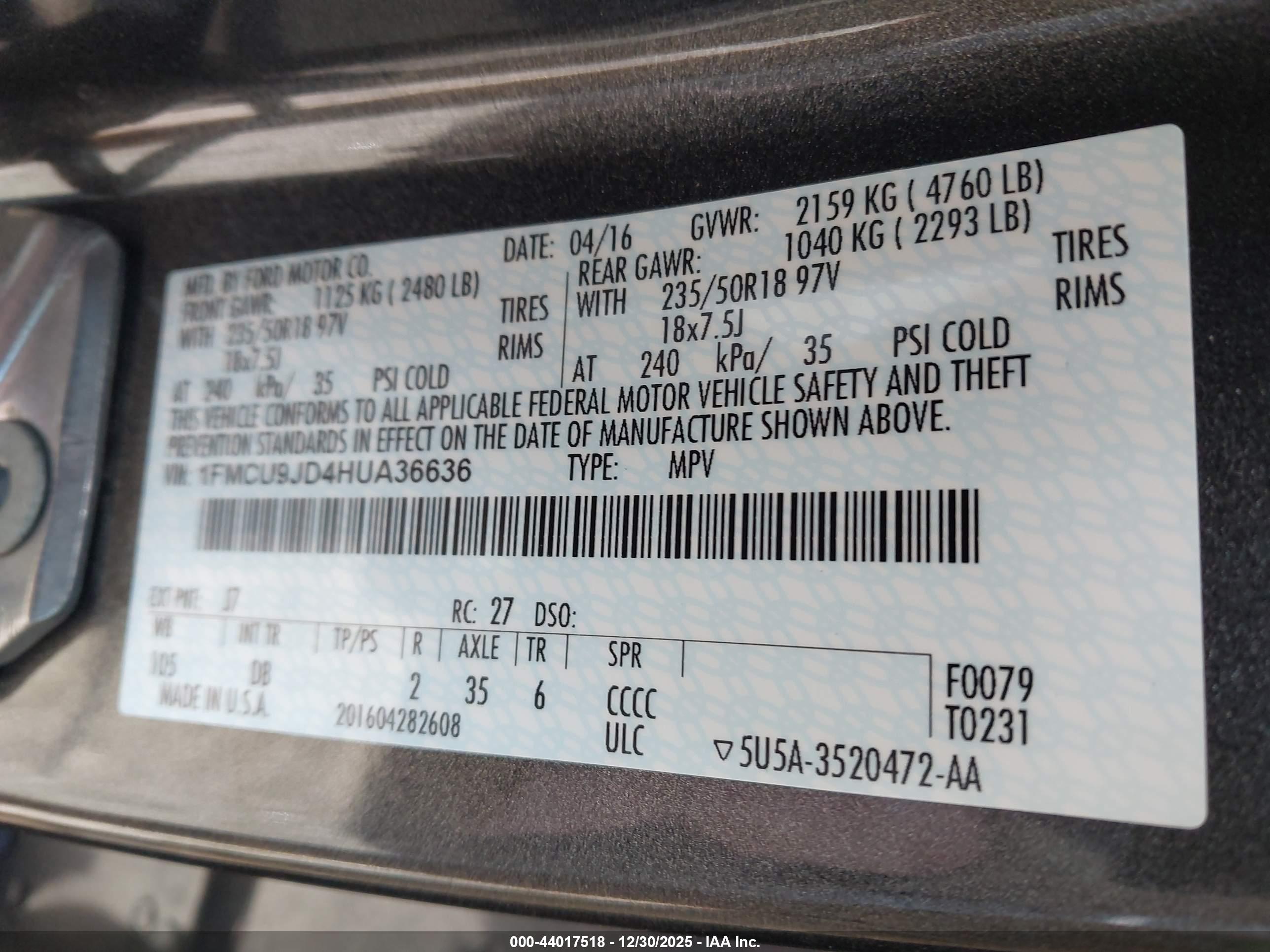 FORD ESCAPE image 9