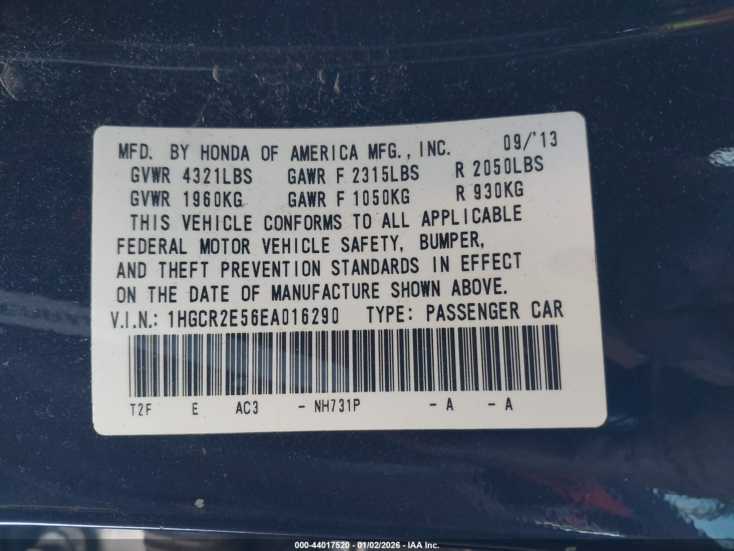 HONDA ACCORD image 9