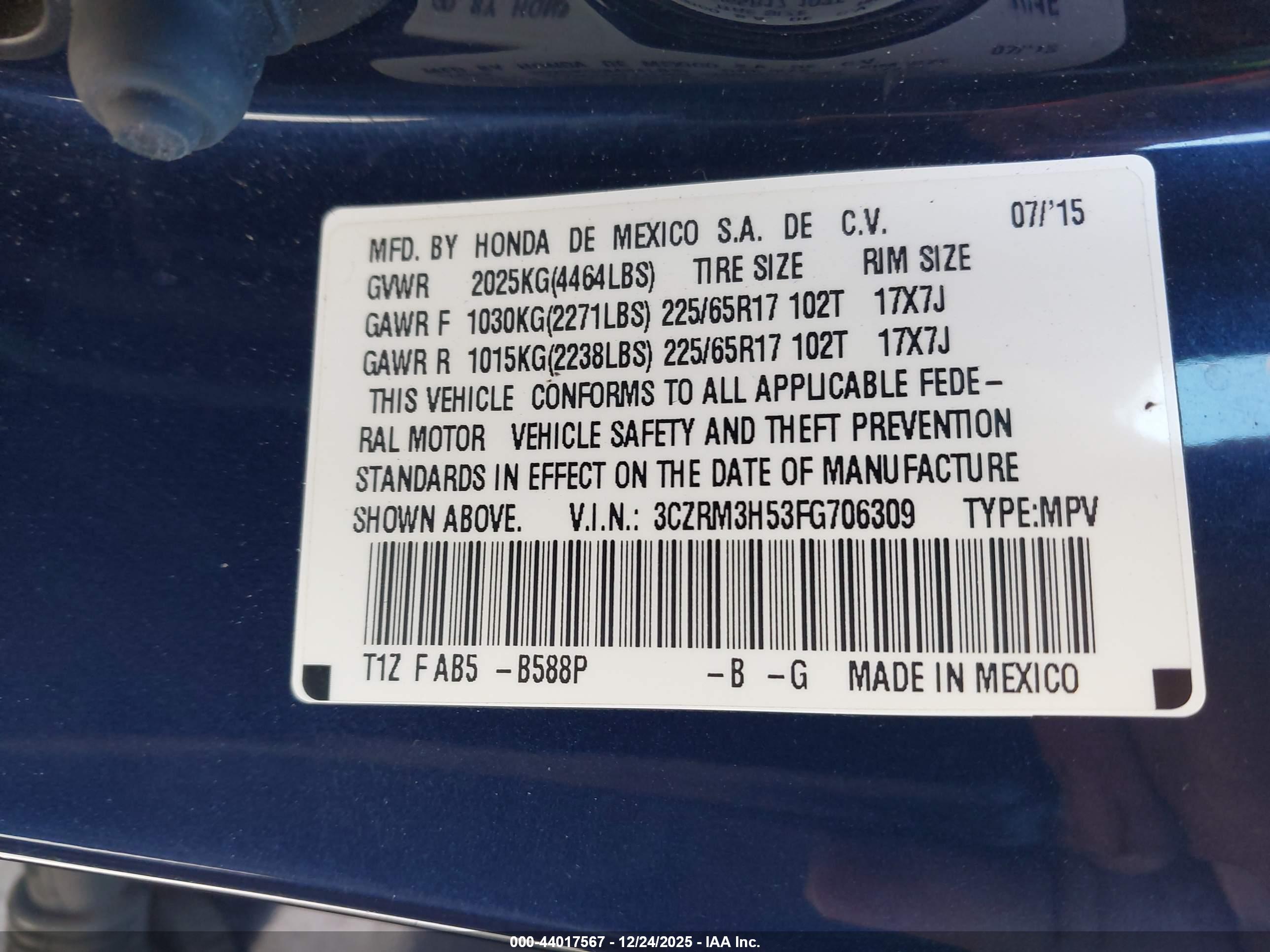 HONDA CR-V image 9