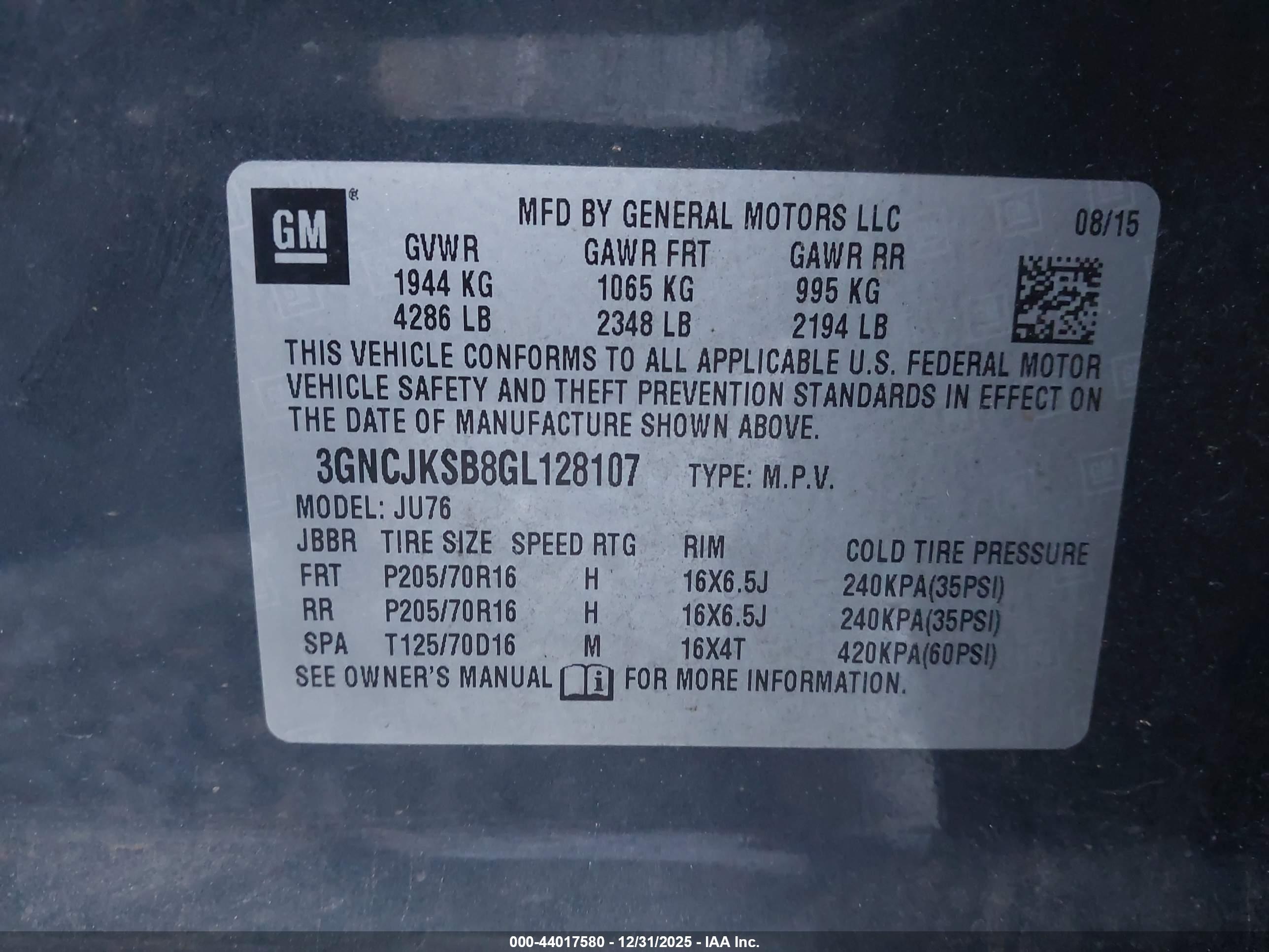 CHEVROLET TRAX image 9