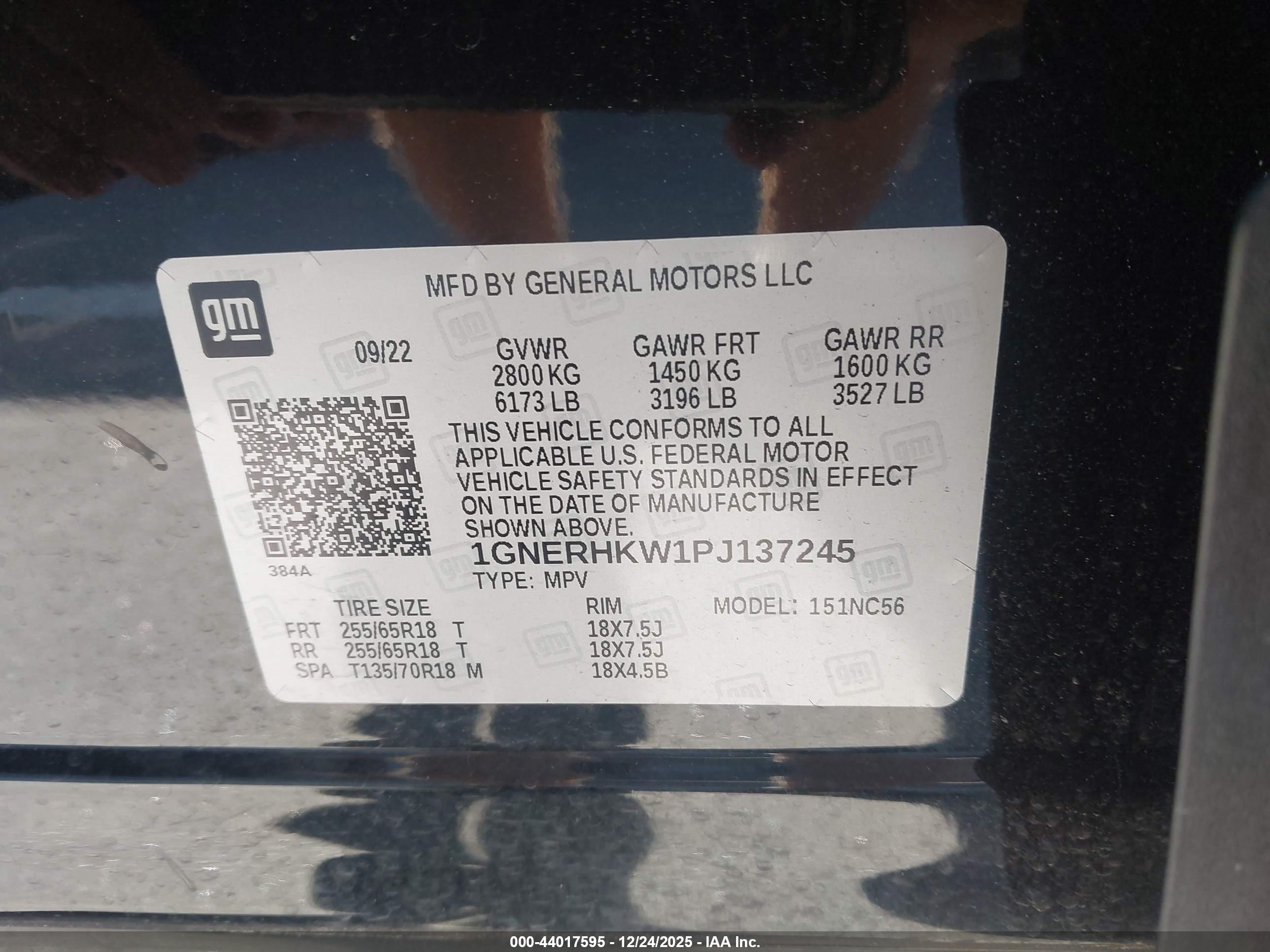 CHEVROLET TRAVERSE image 9