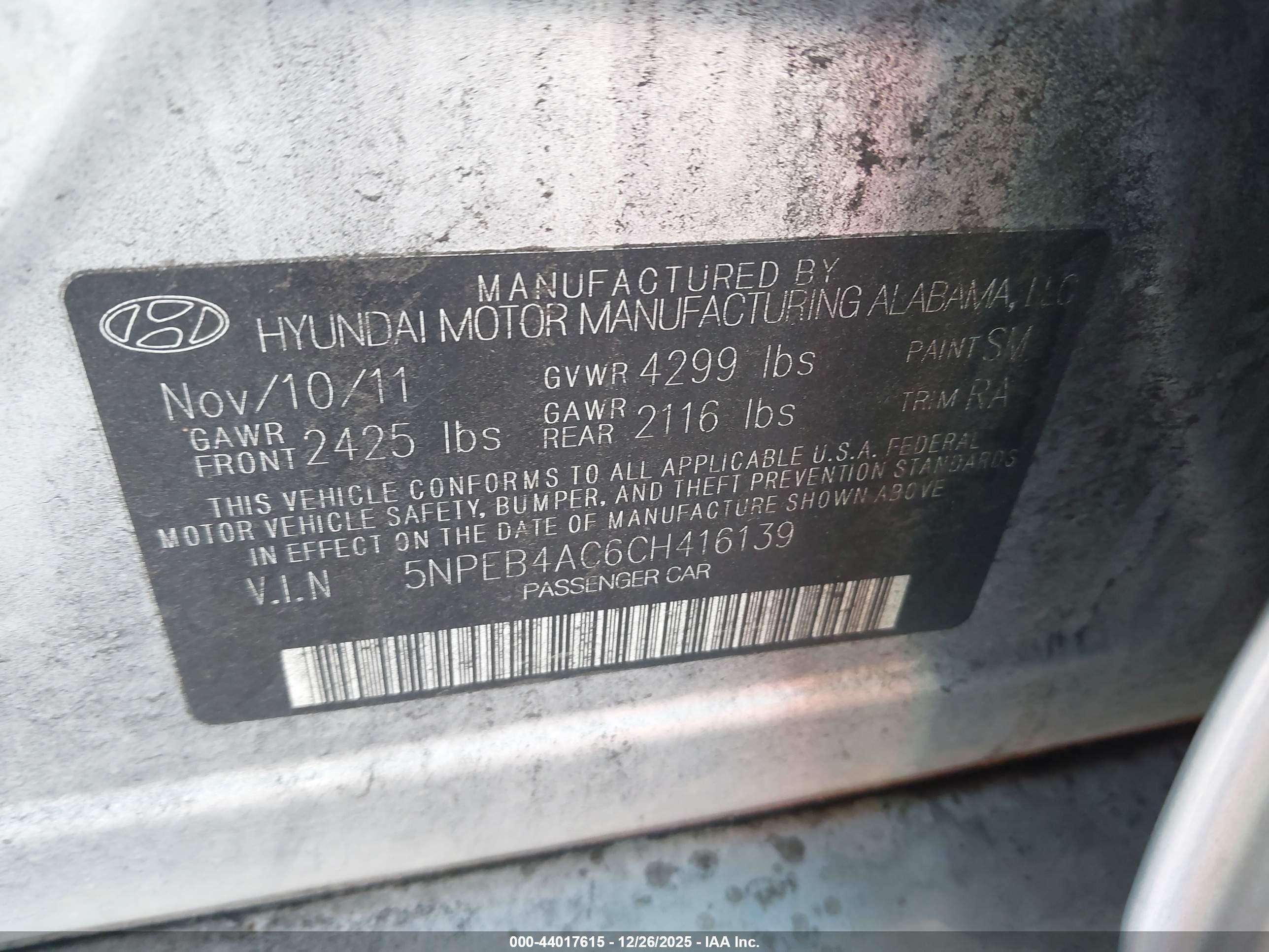 HYUNDAI SONATA image 9