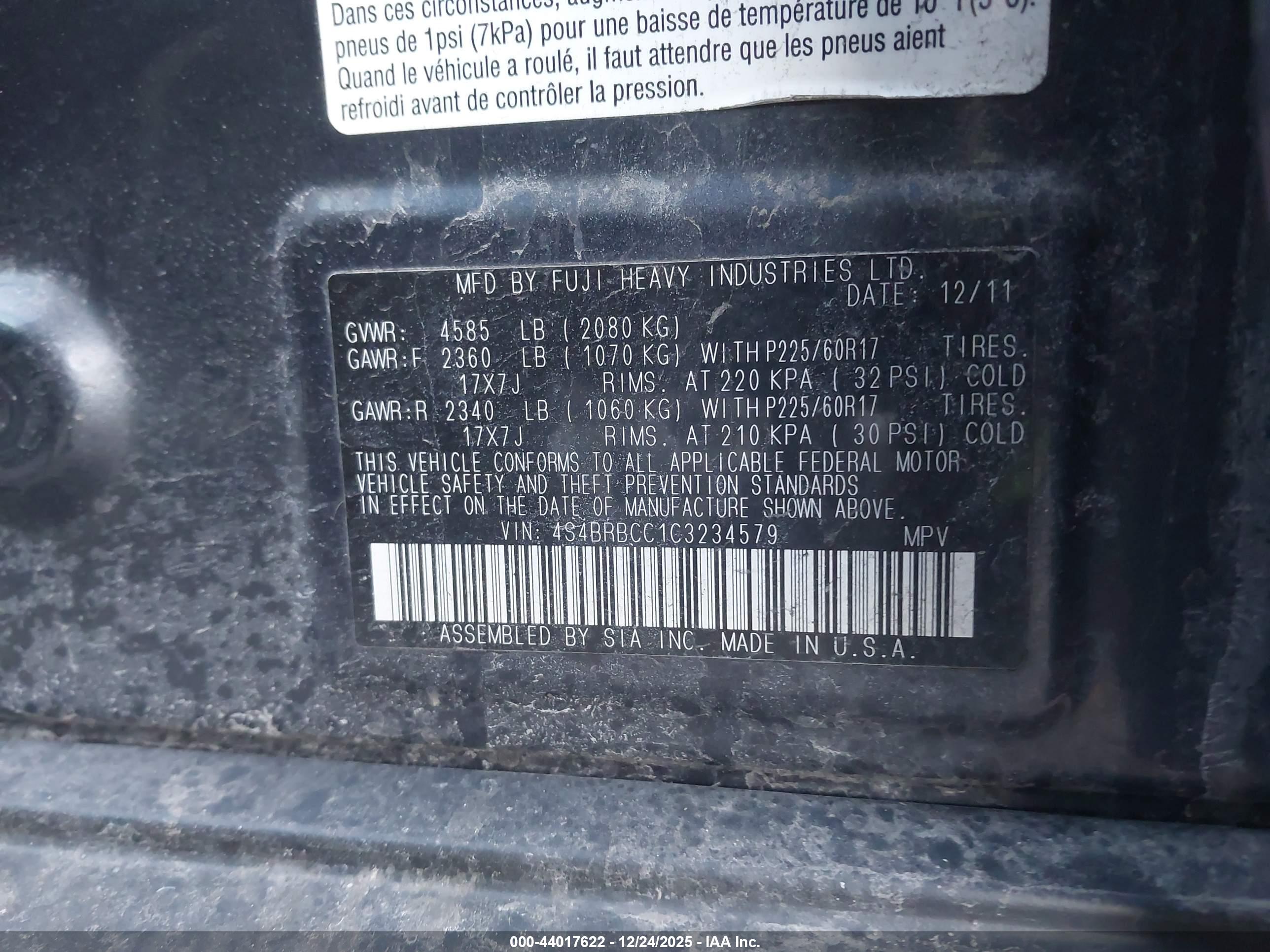 SUBARU OUTBACK image 9