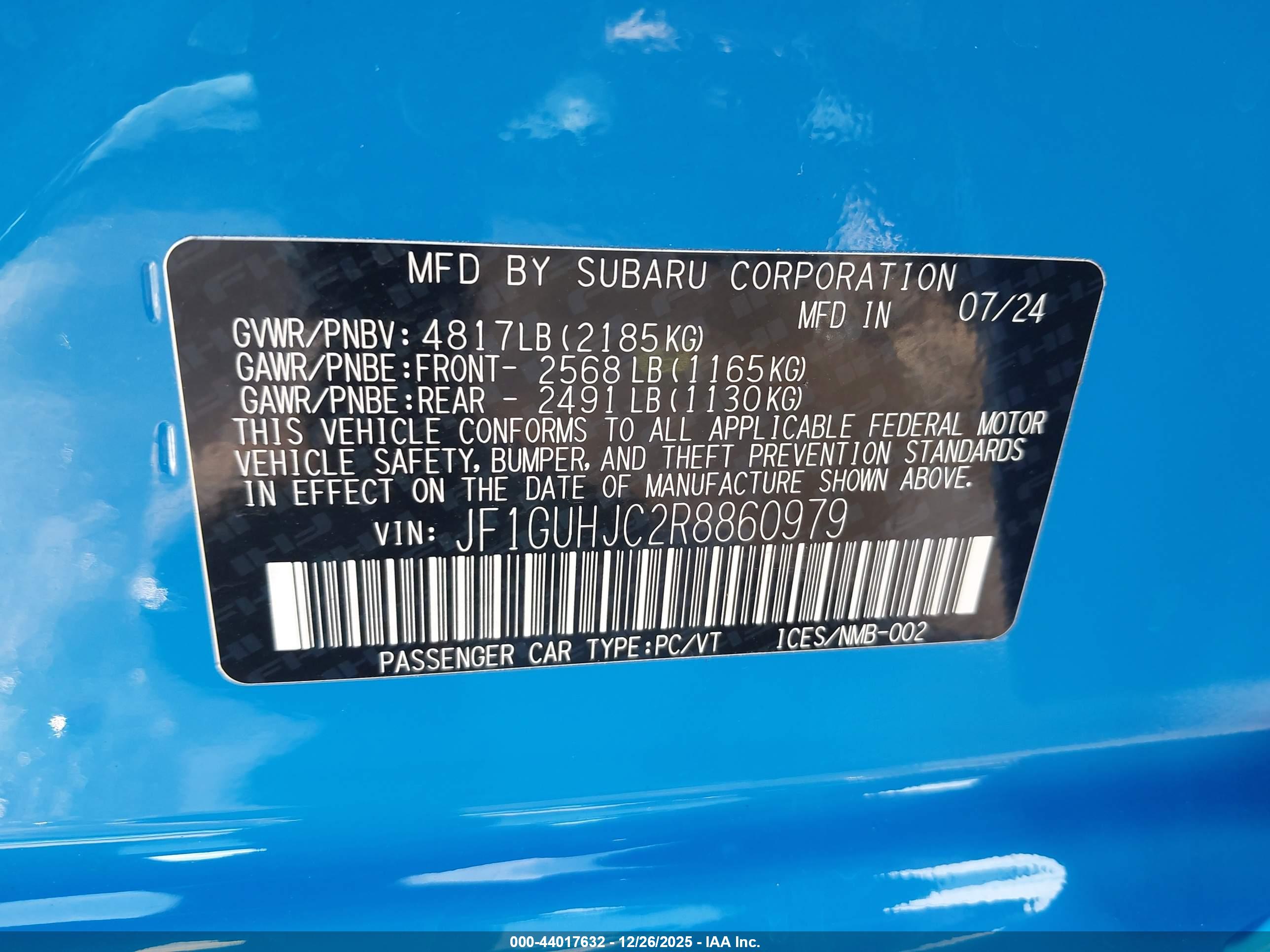 SUBARU IMPREZA image 9