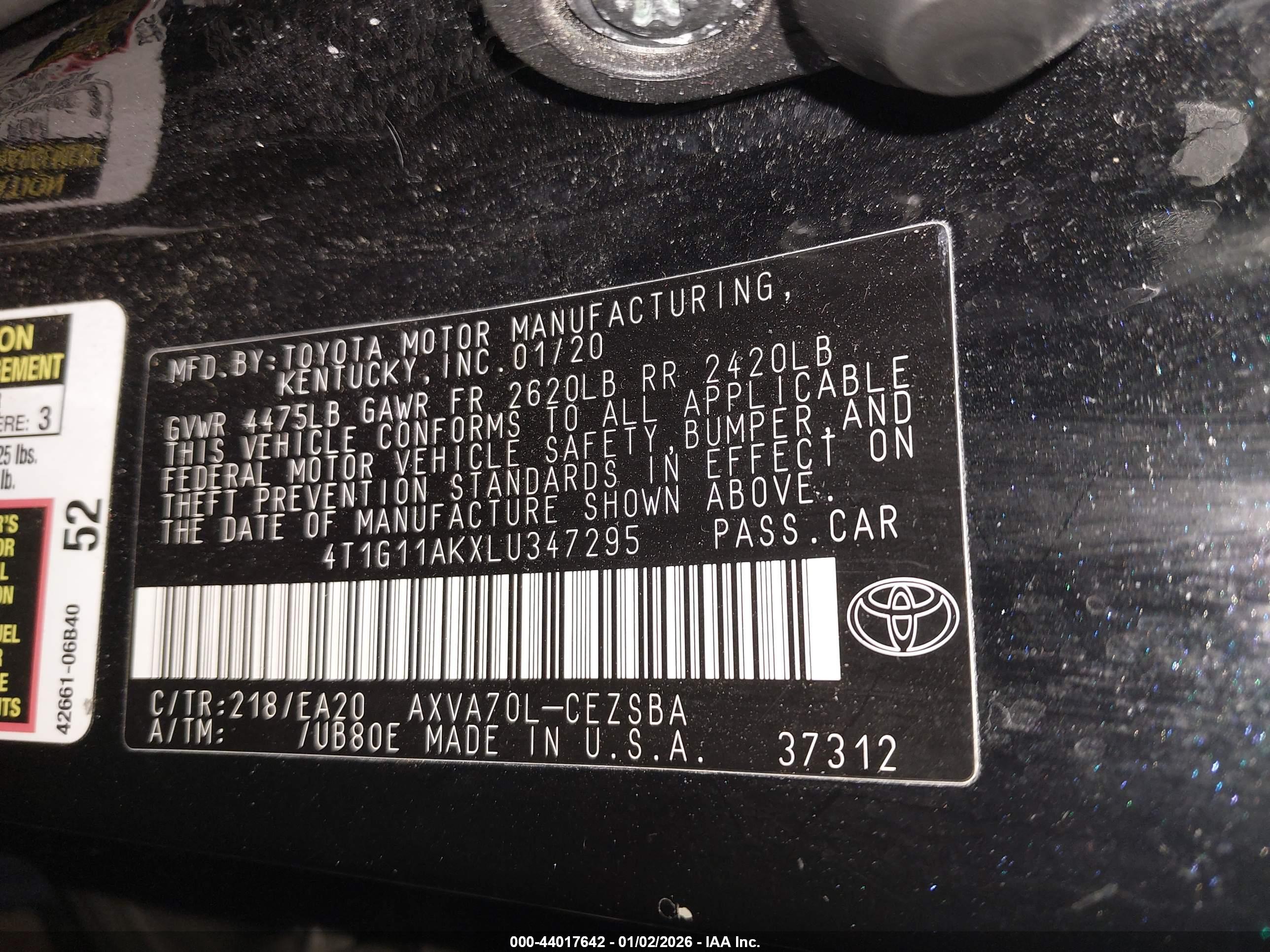 TOYOTA CAMRY image 9
