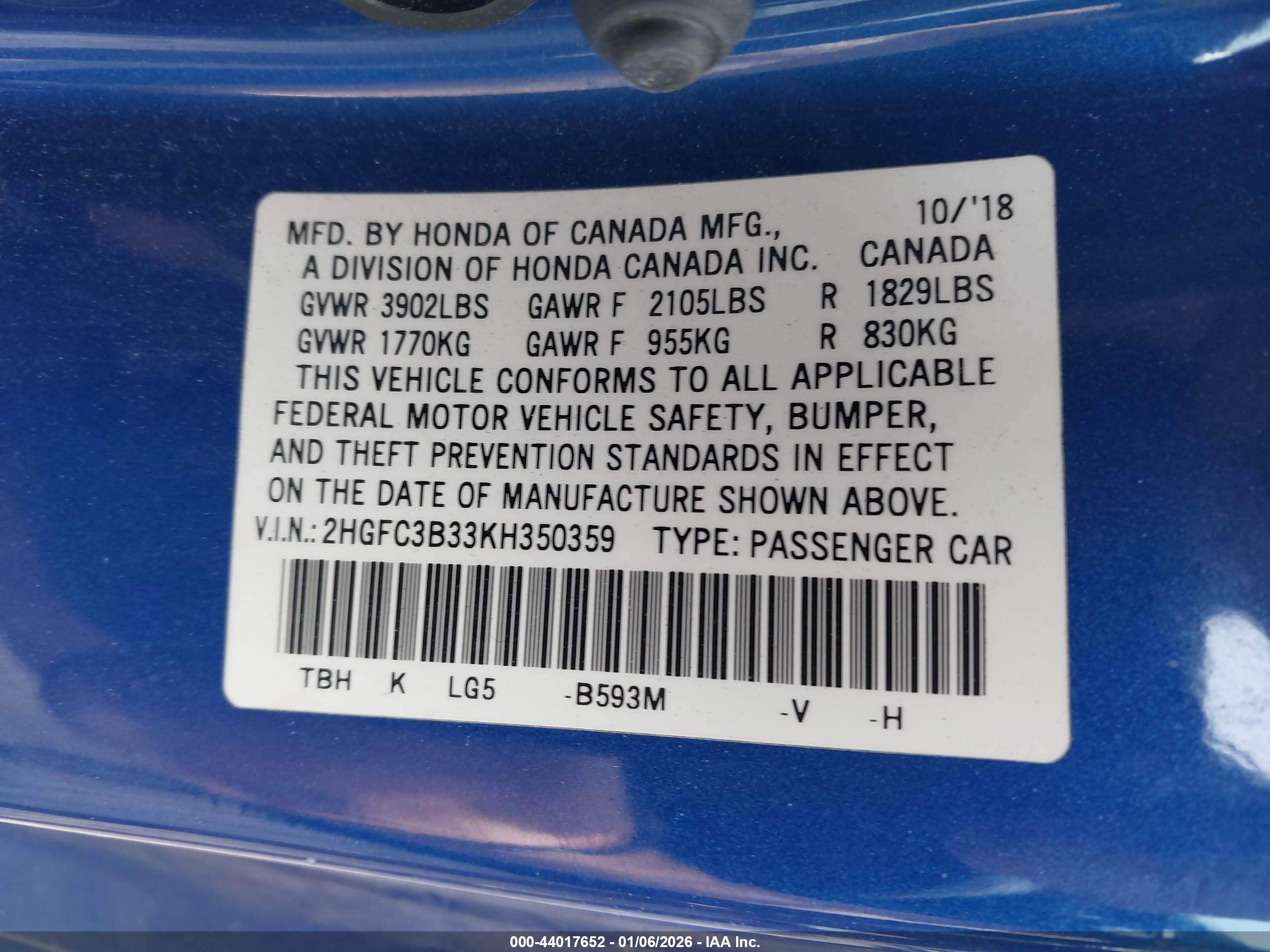 HONDA CIVIC image 9