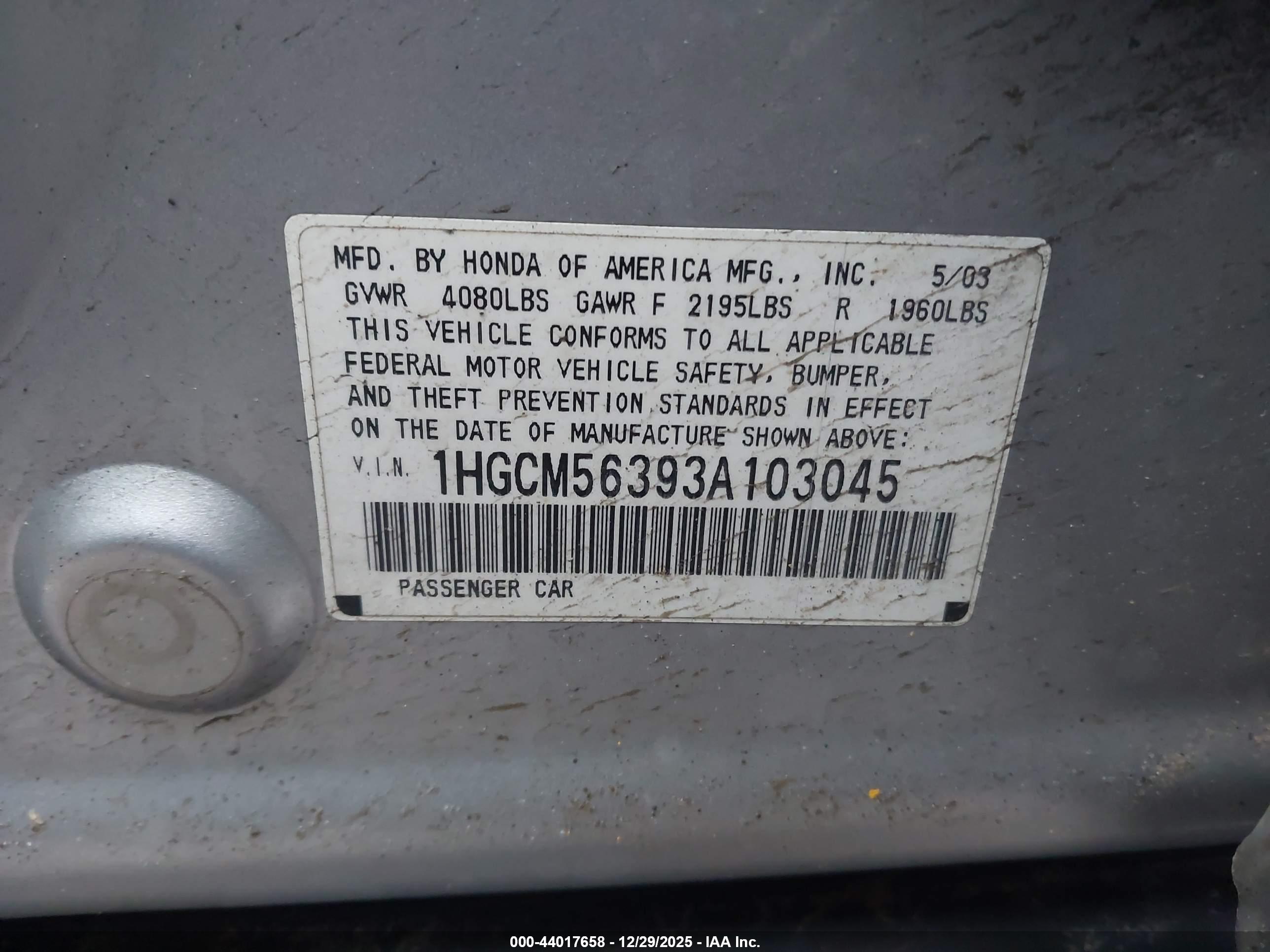 HONDA ACCORD image 9