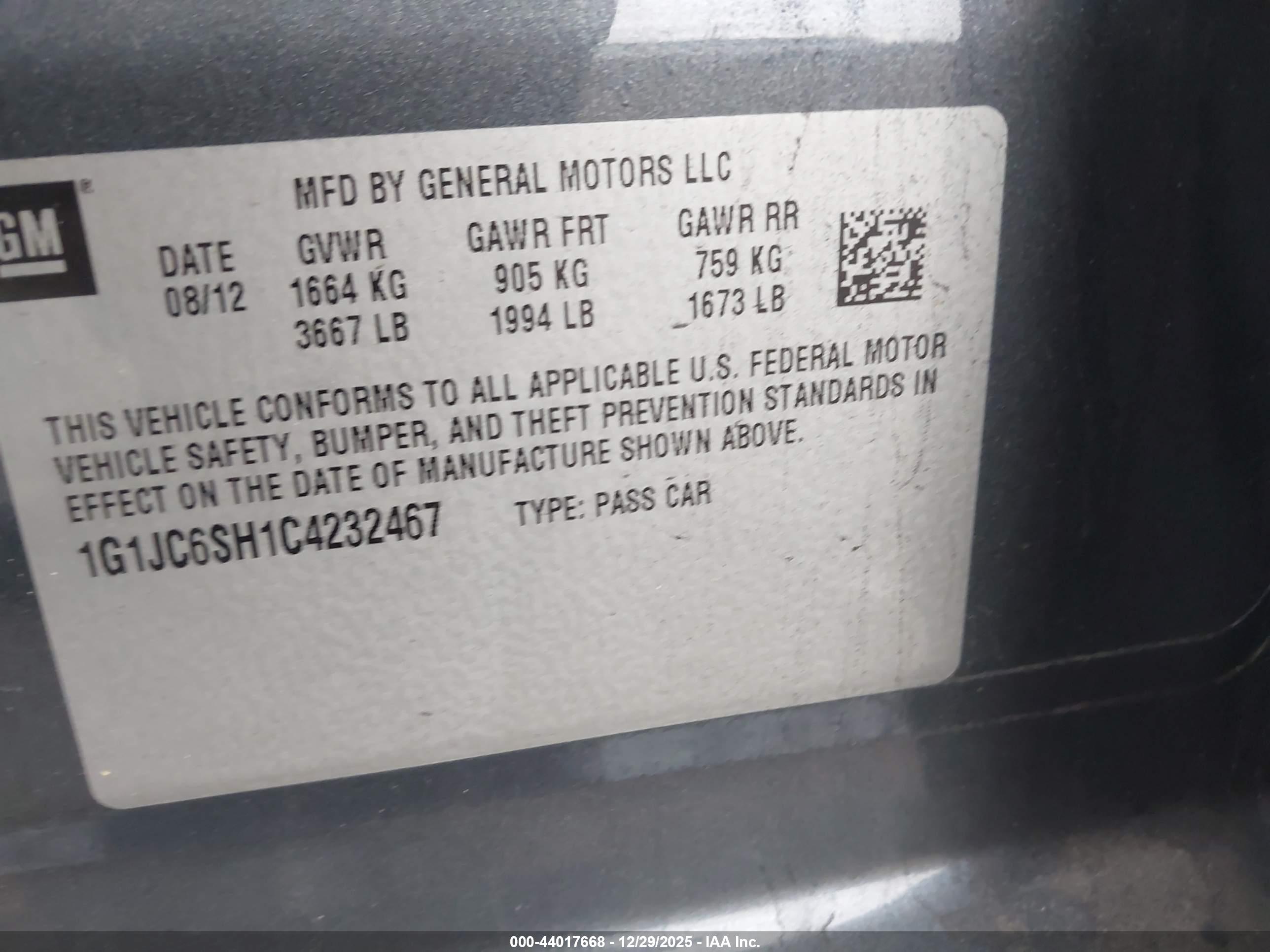 CHEVROLET SONIC image 9
