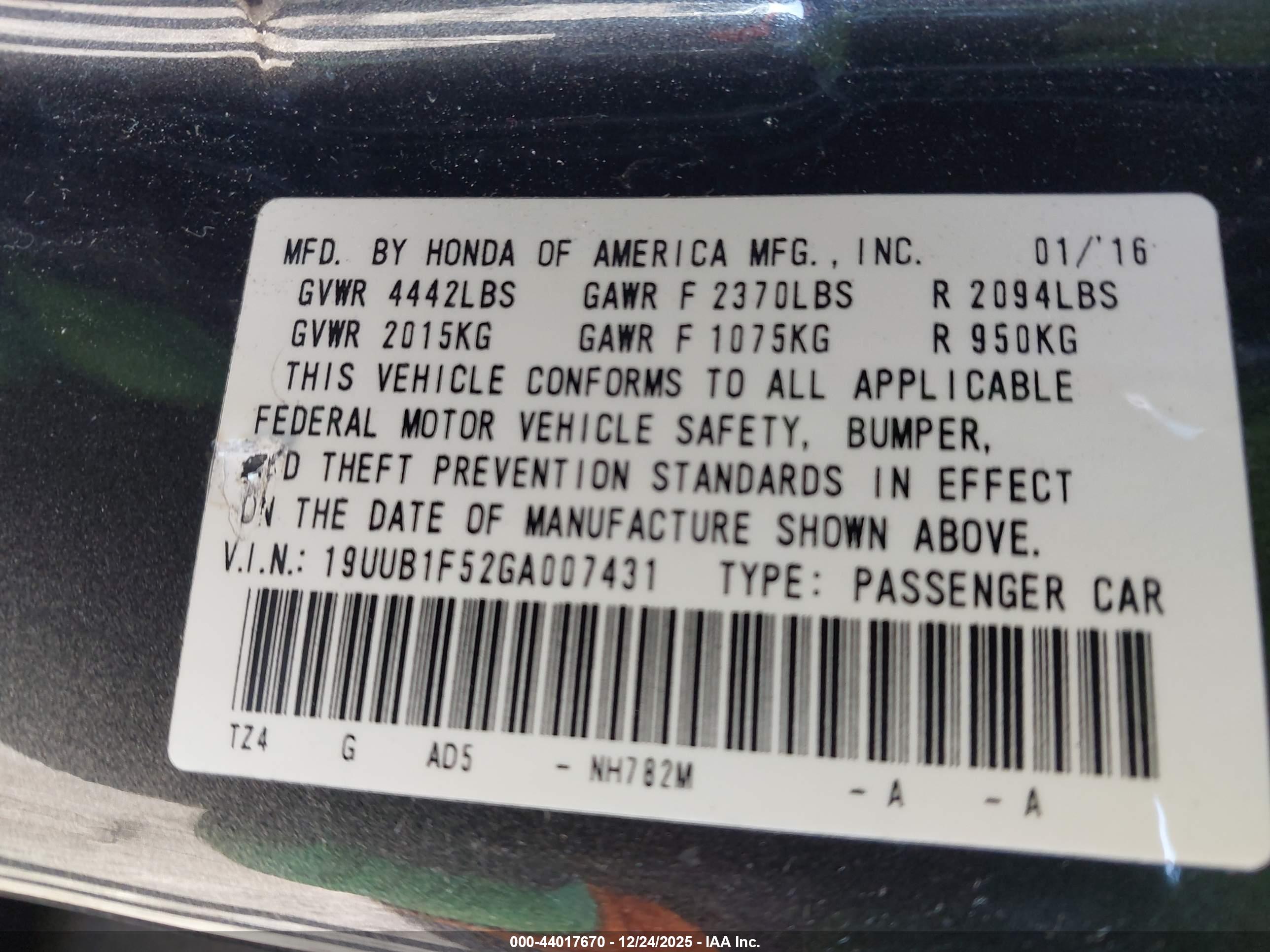 ACURA TLX image 9