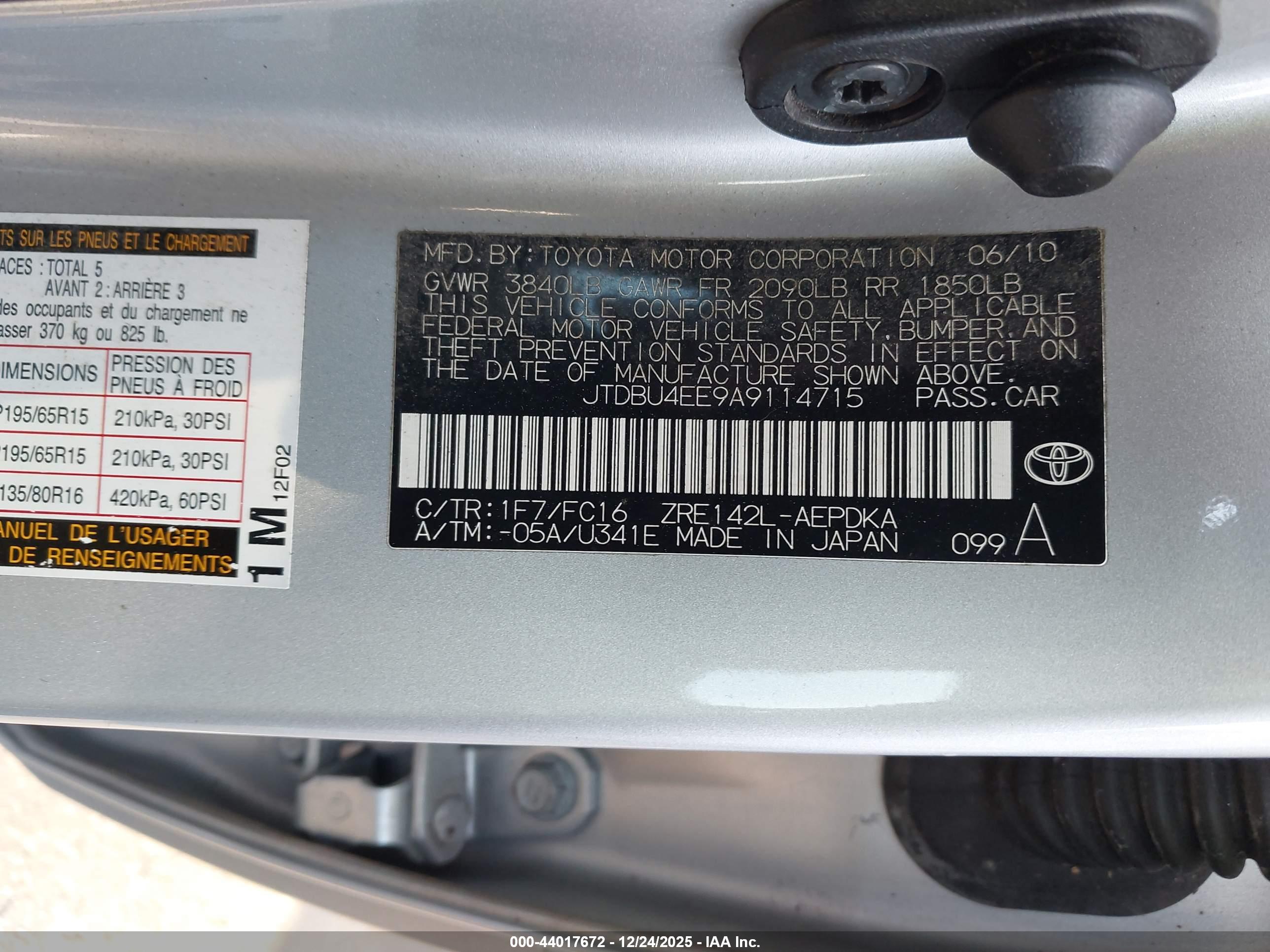 TOYOTA COROLLA image 9