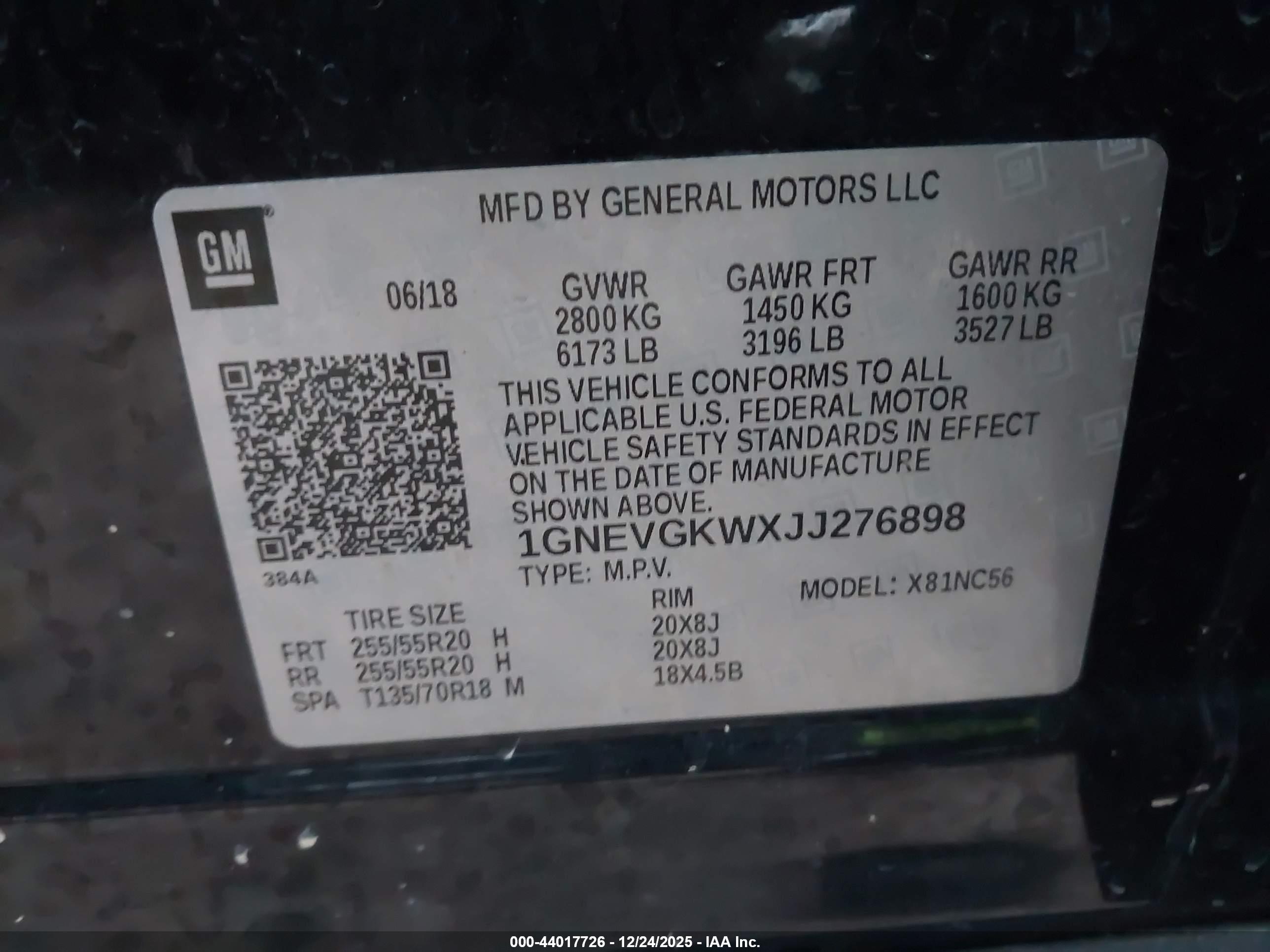 CHEVROLET TRAVERSE image 9