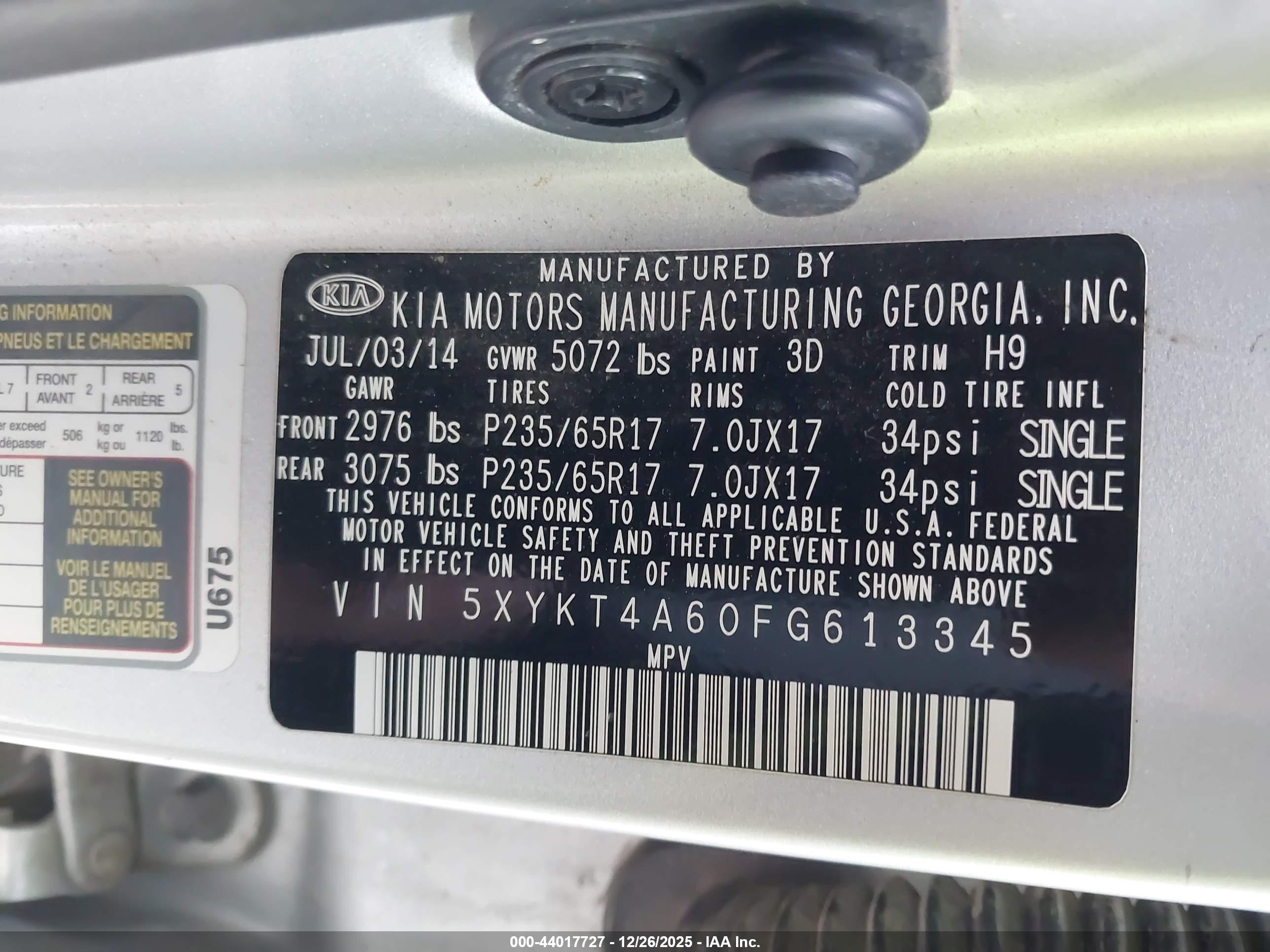KIA SORENTO image 9