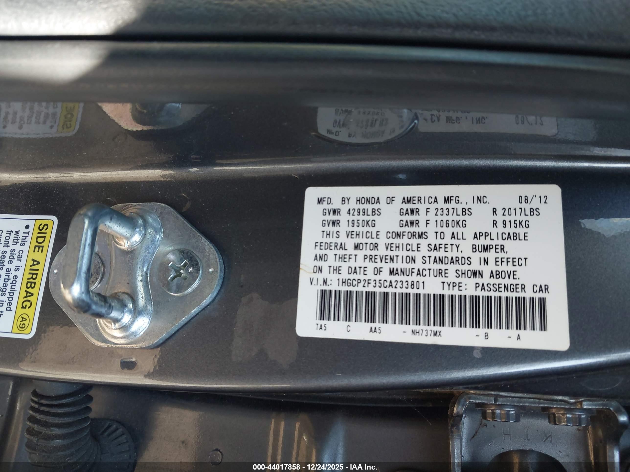HONDA ACCORD image 9