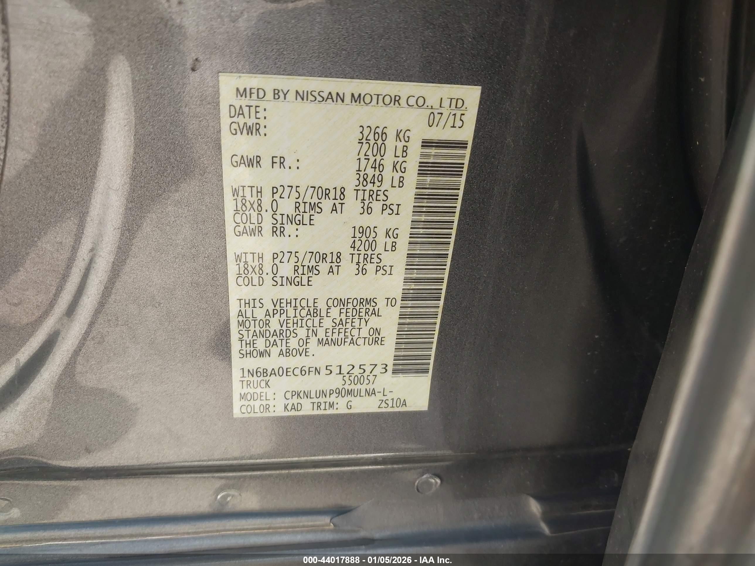 NISSAN TITAN image 9