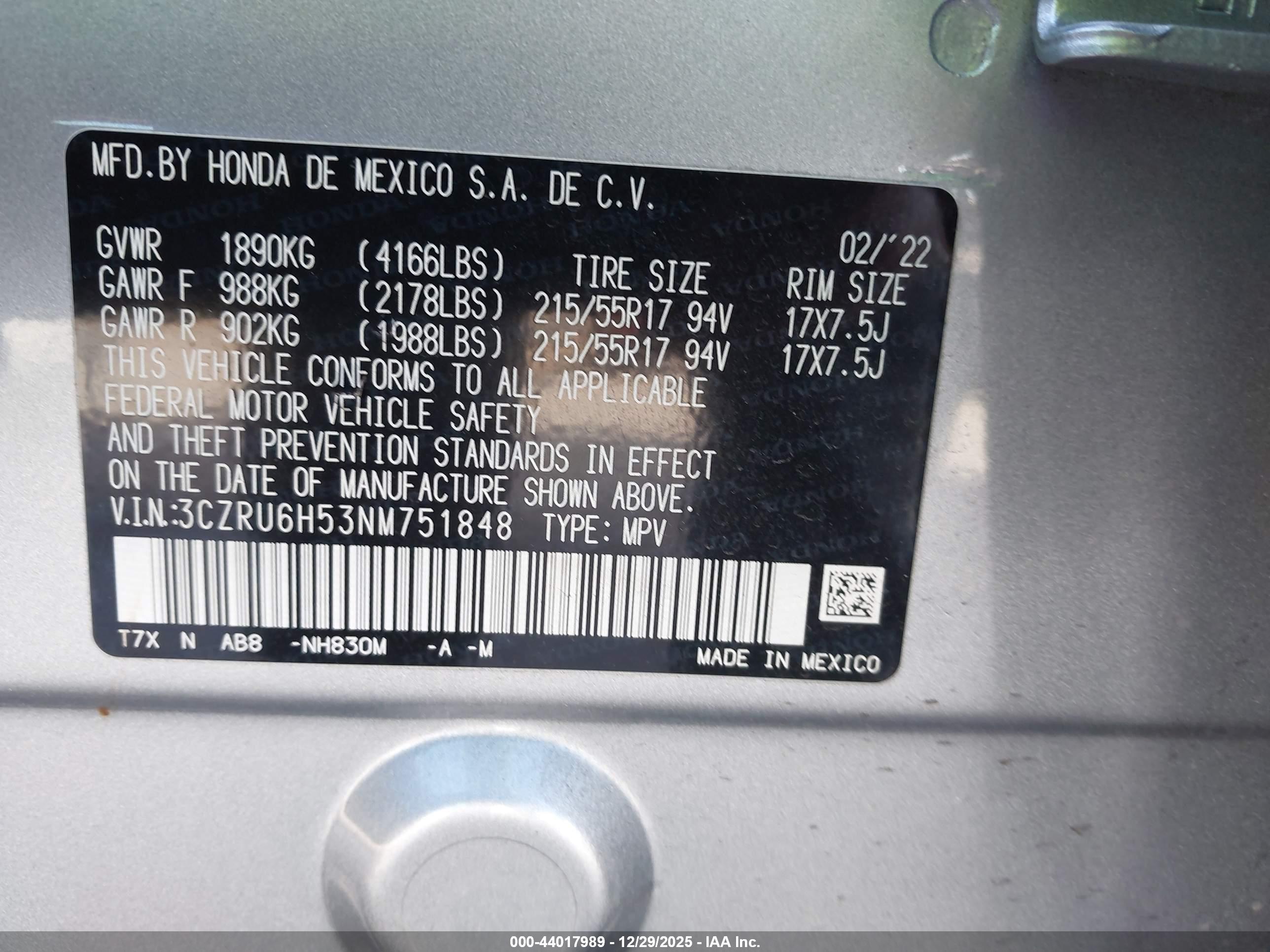 HONDA HR-V image 9