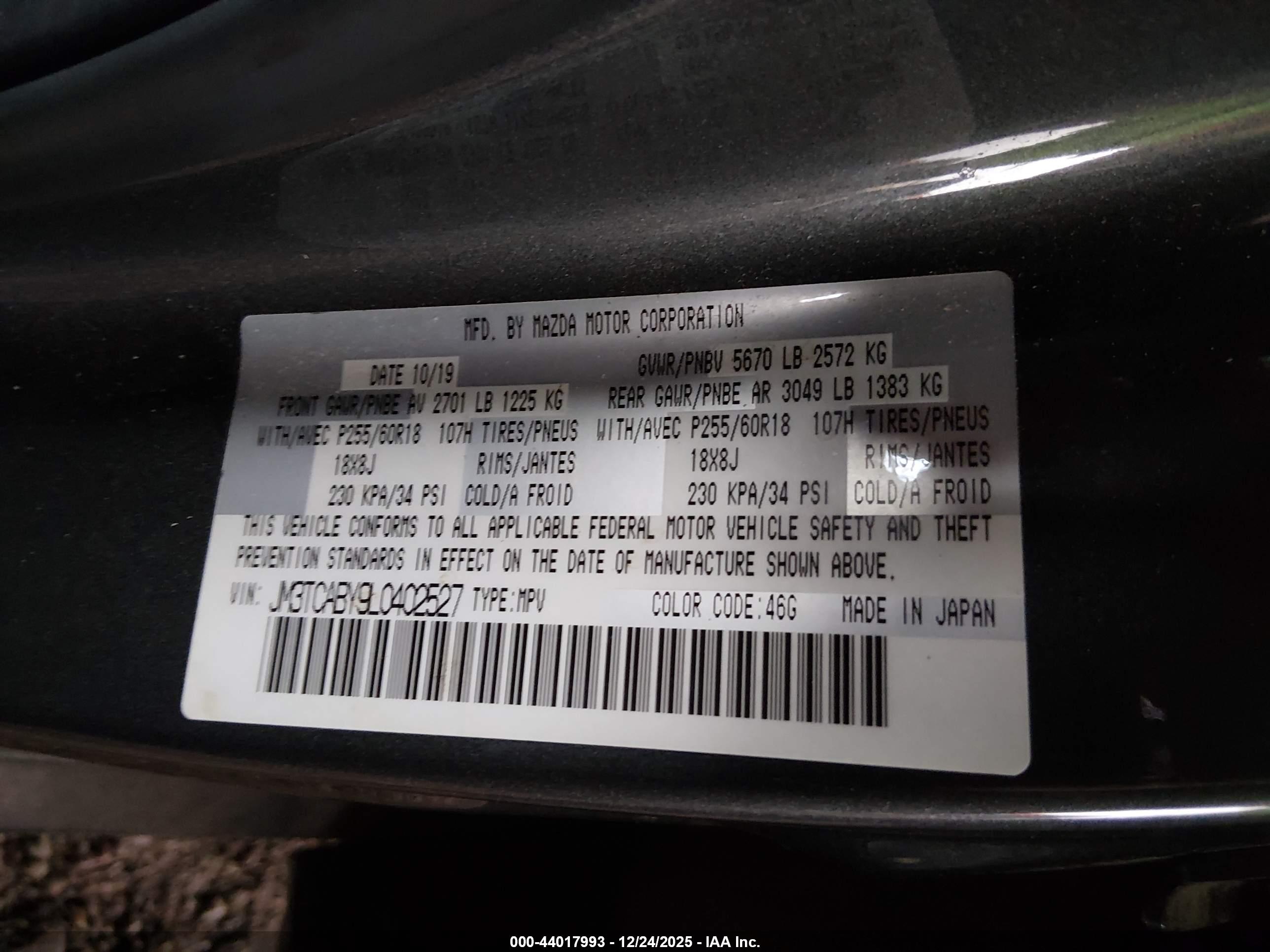 MAZDA CX-9 image 9