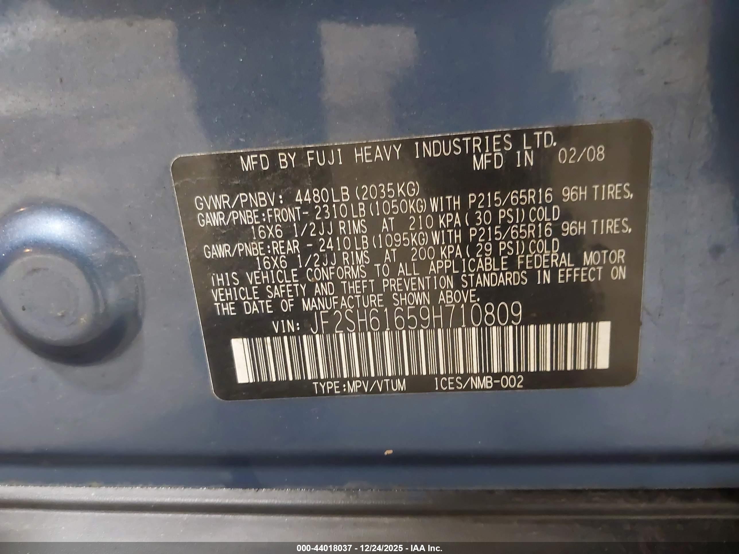 SUBARU FORESTER image 9