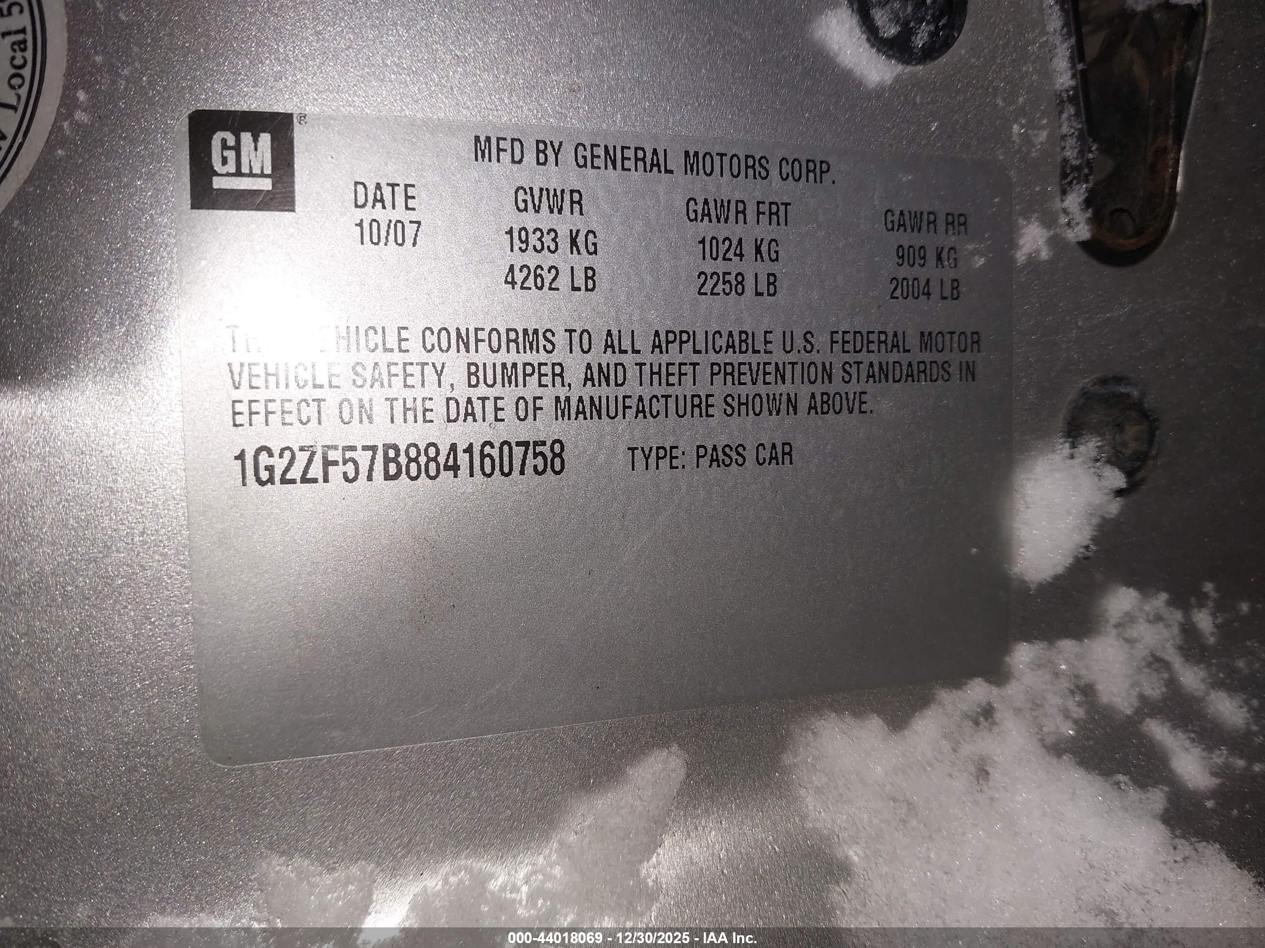 PONTIAC G6 image 9