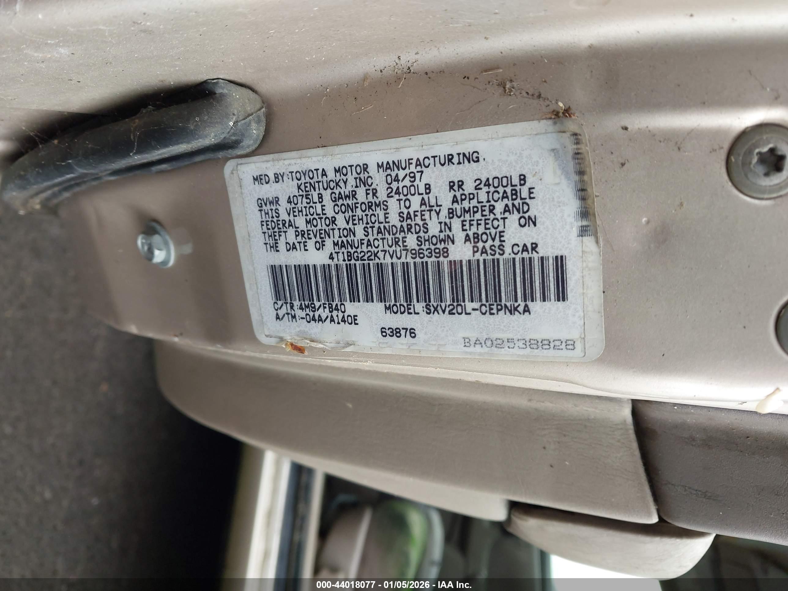 TOYOTA CAMRY image 9