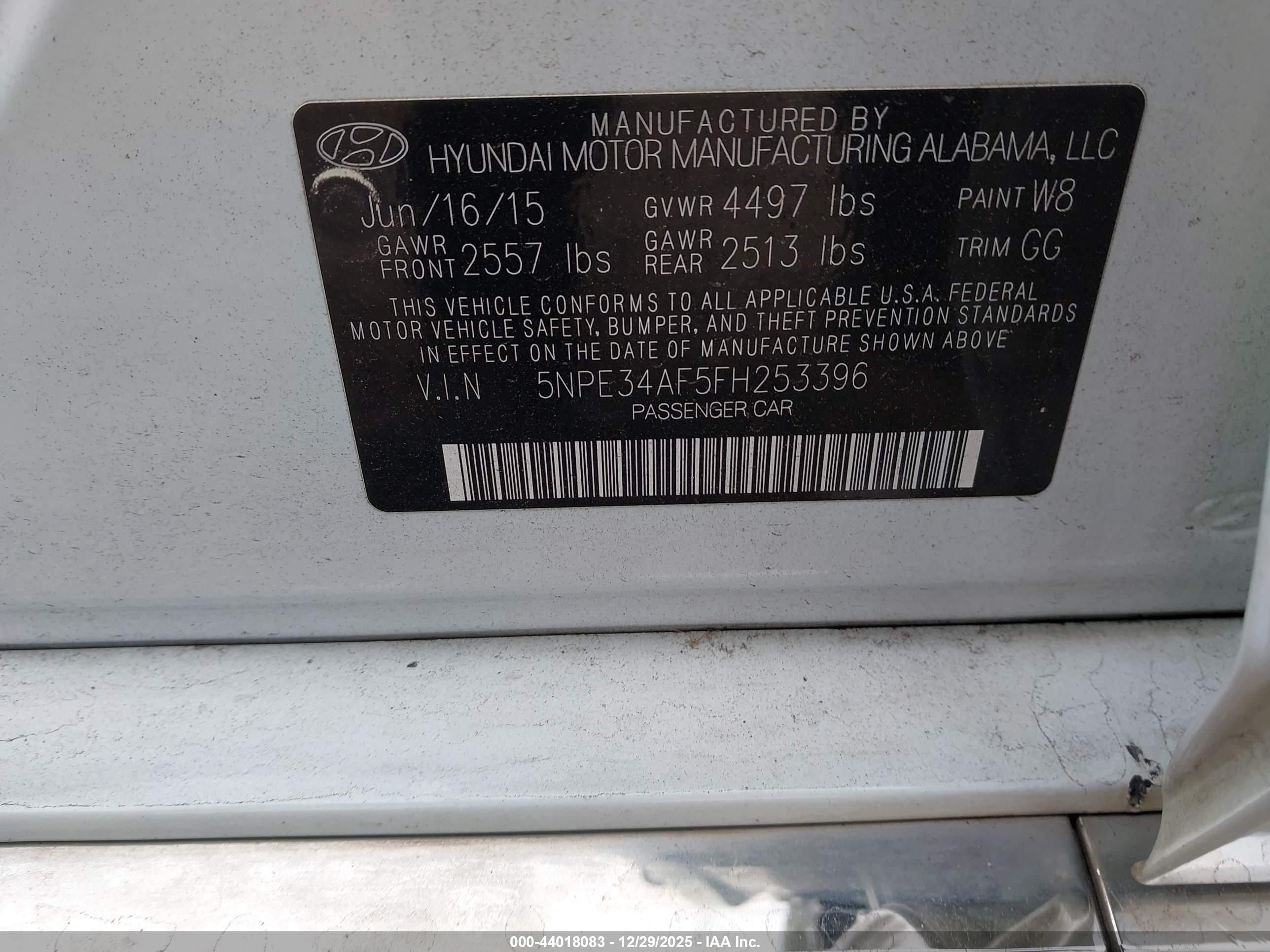 HYUNDAI SONATA image 9