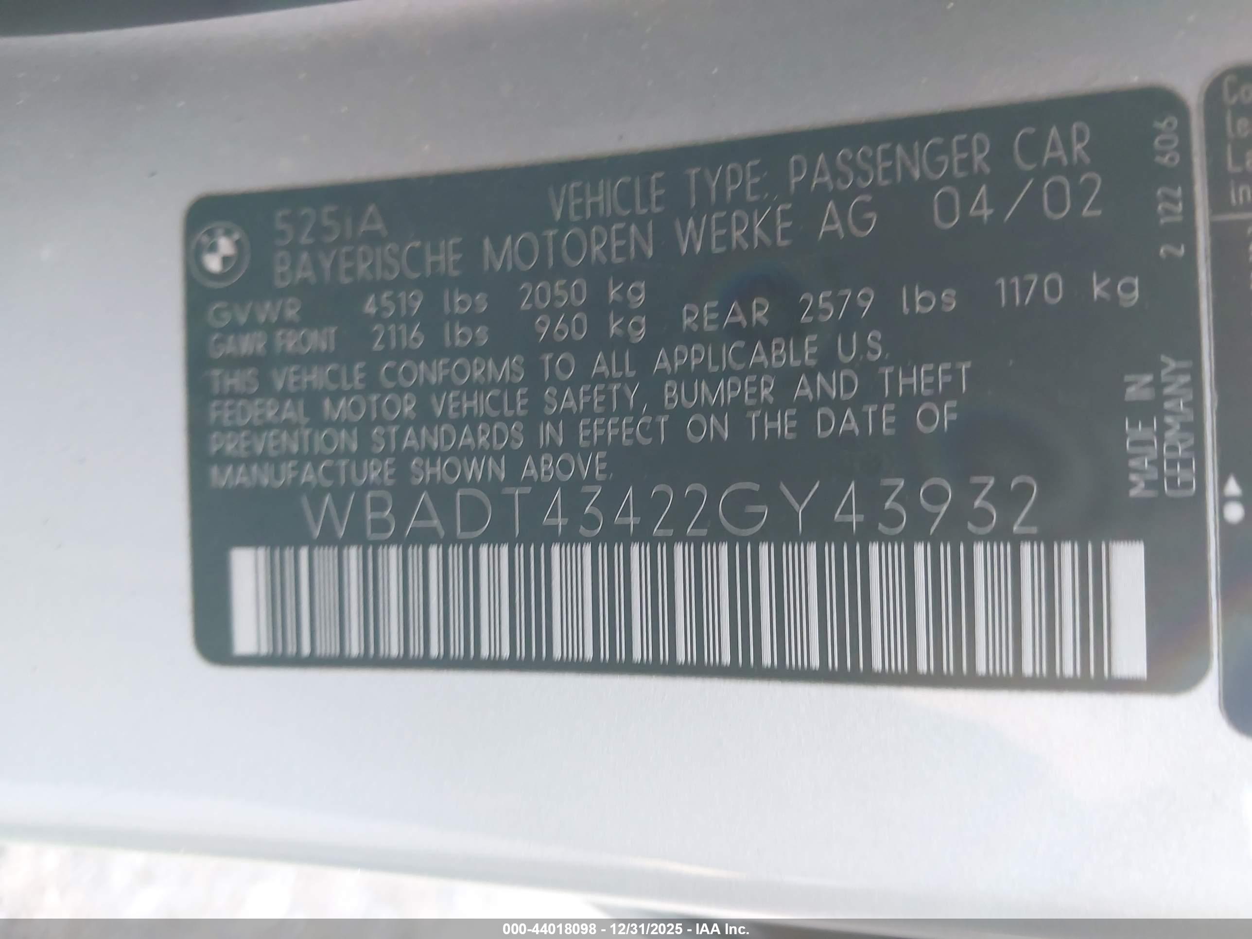 BMW 525IA image 9