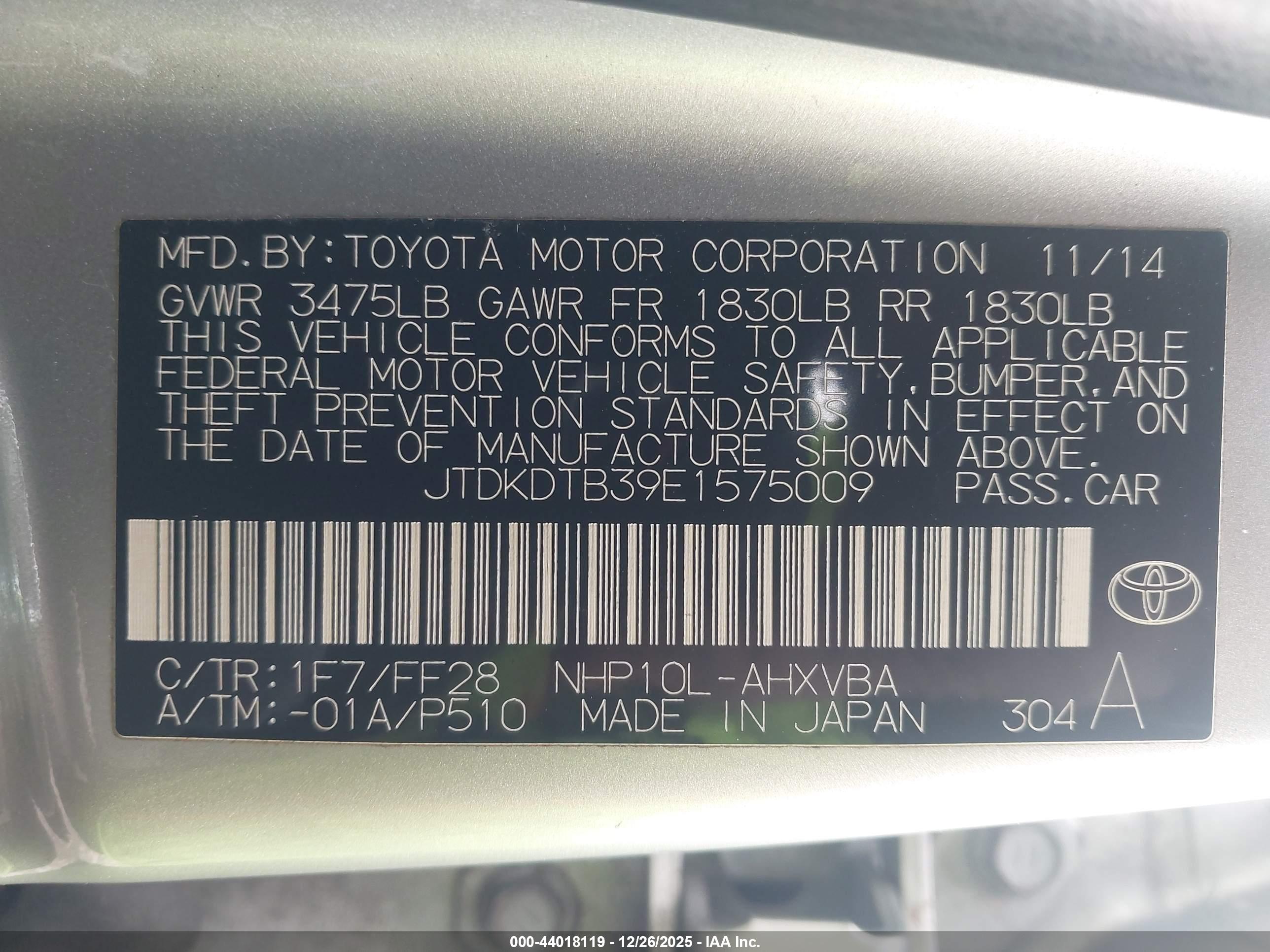 TOYOTA PRIUS image 9
