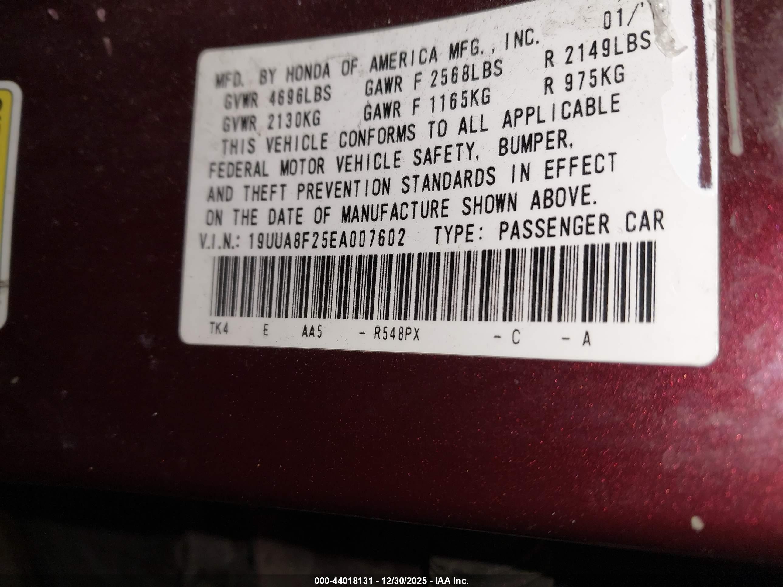 ACURA TL image 9