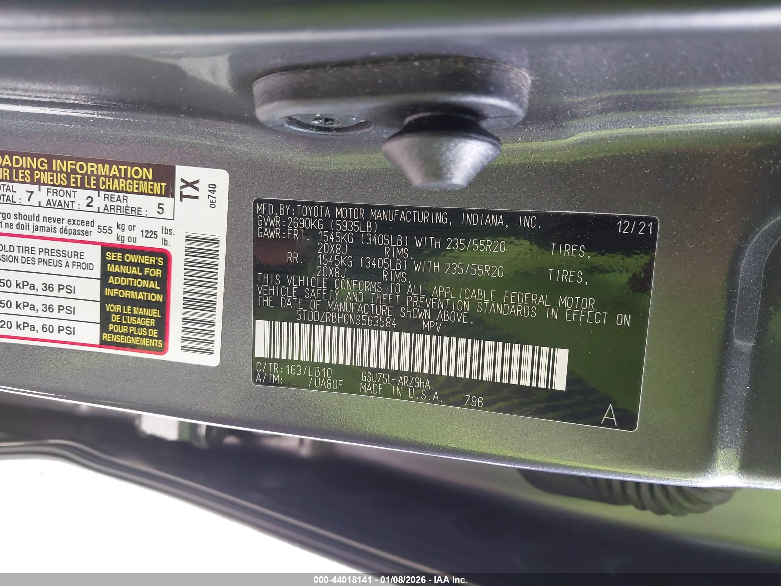 TOYOTA HIGHLANDER image 9