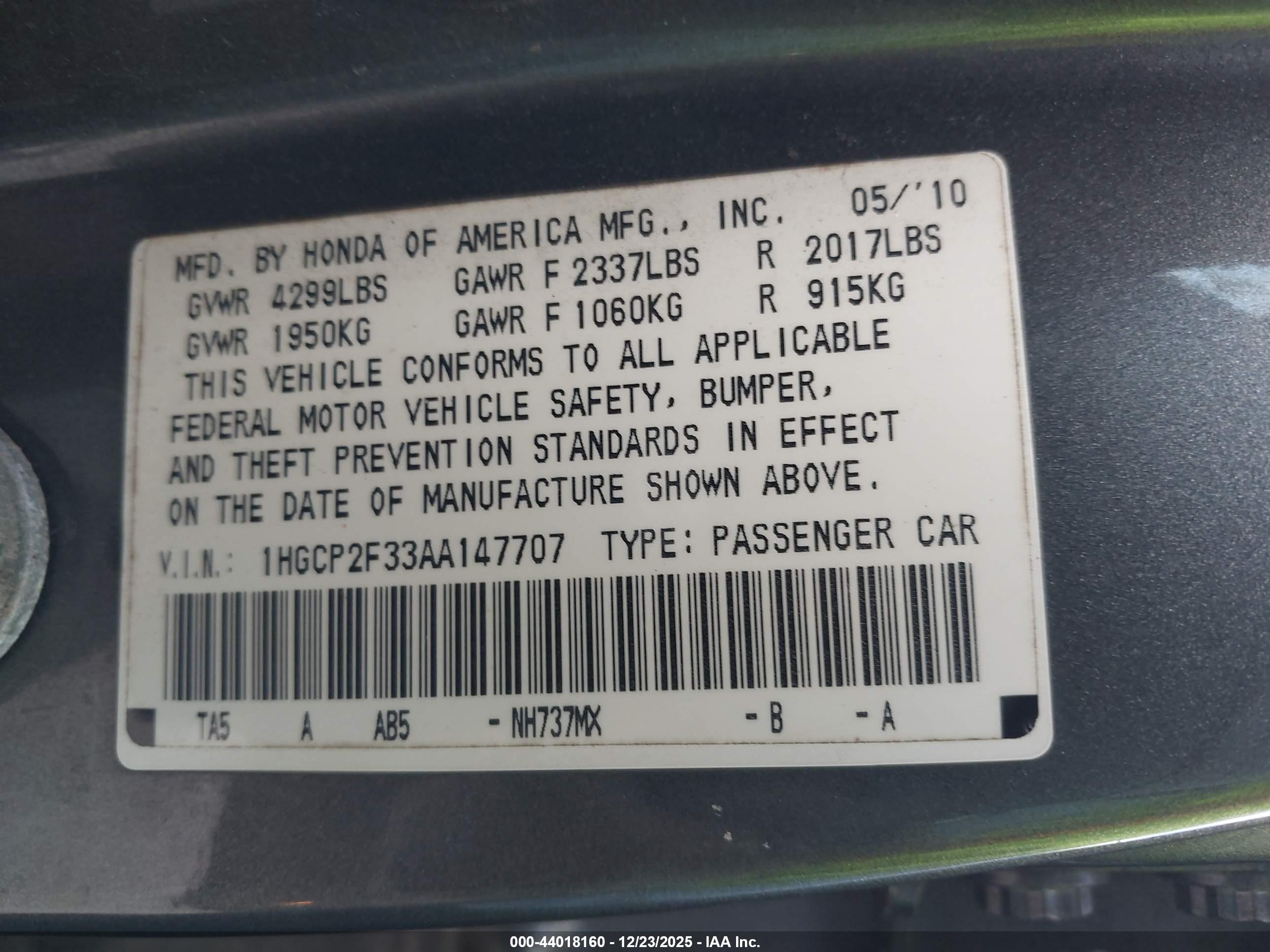 HONDA ACCORD image 9