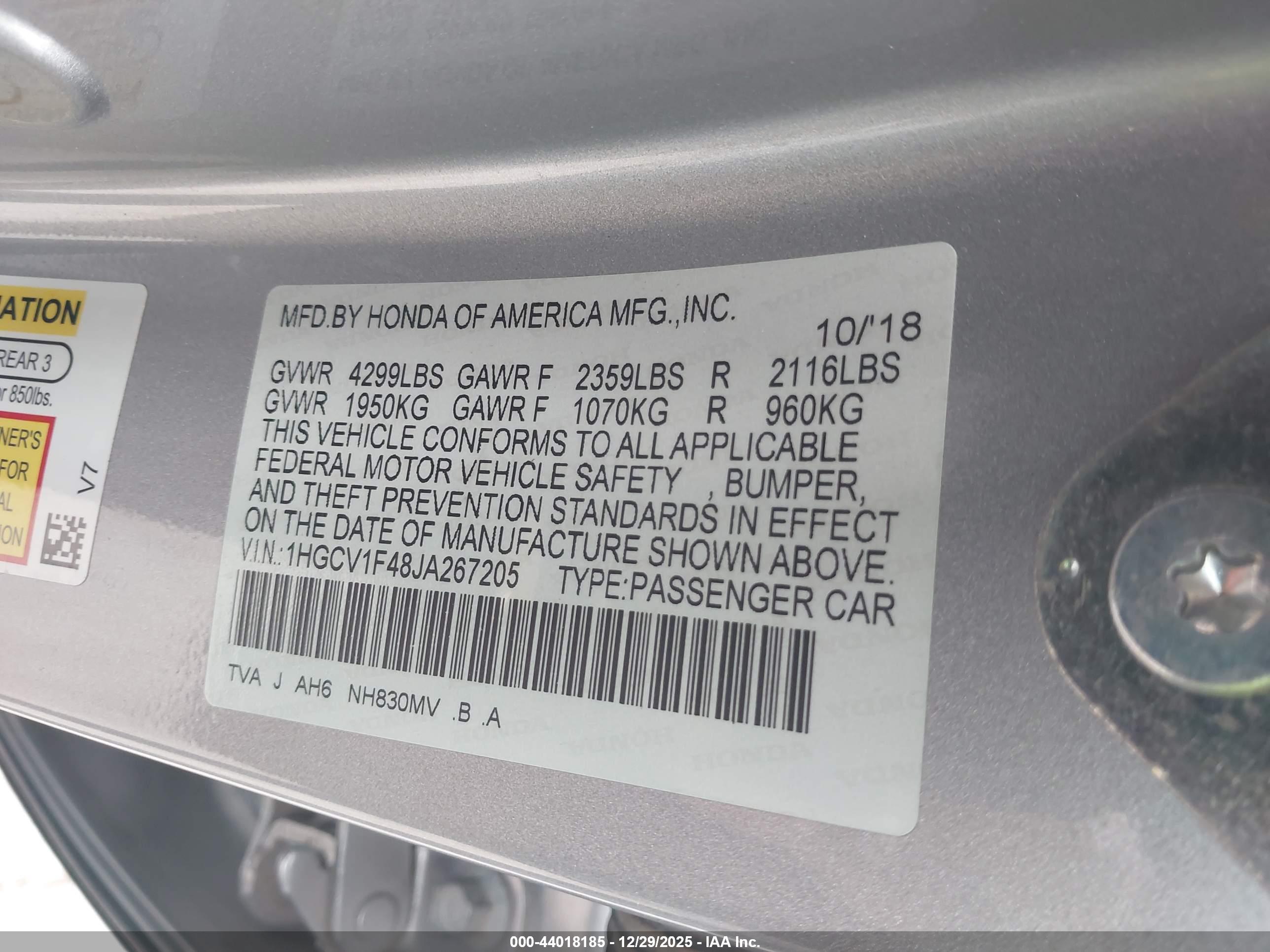 HONDA ACCORD image 9