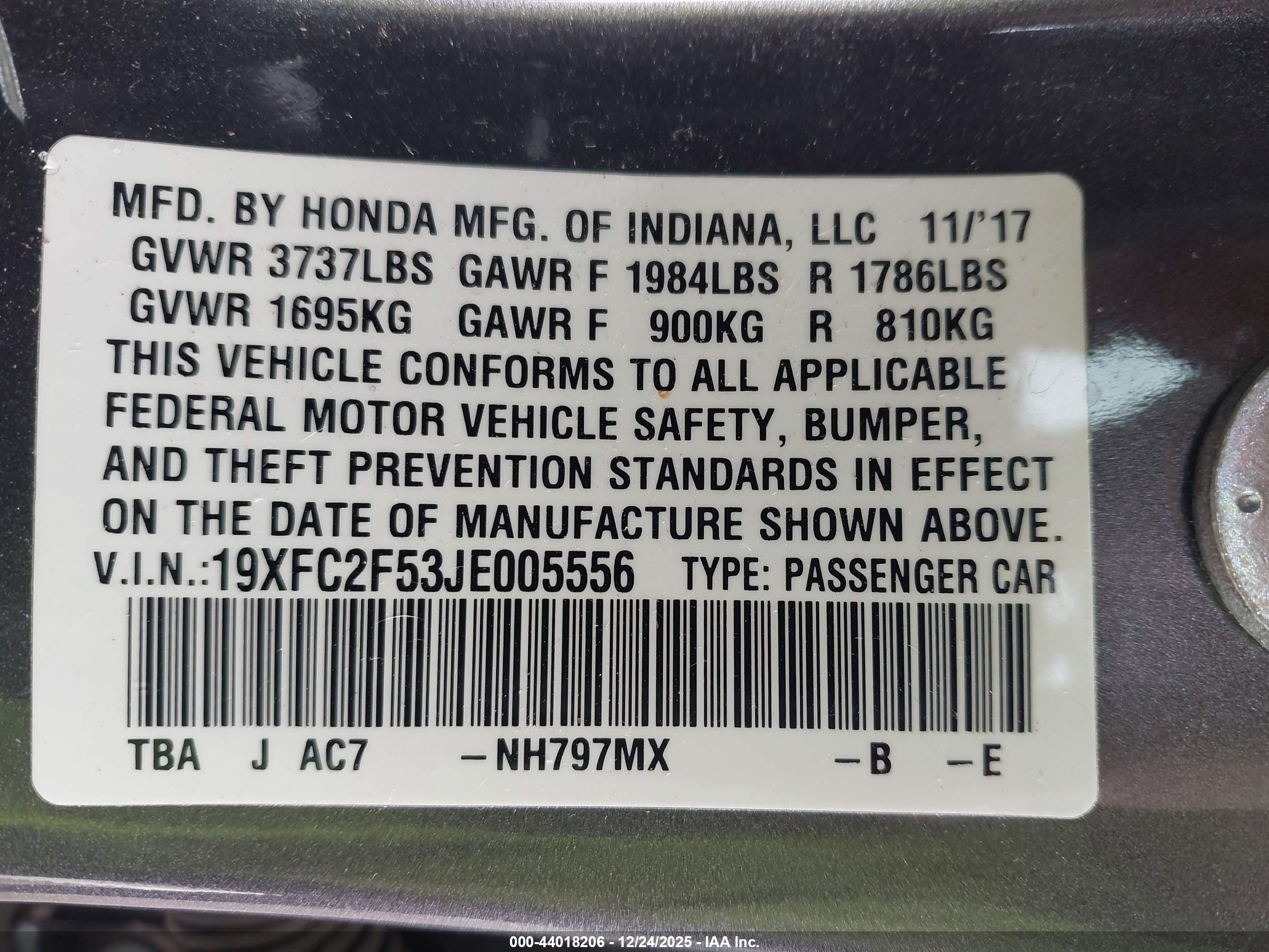 HONDA CIVIC image 9