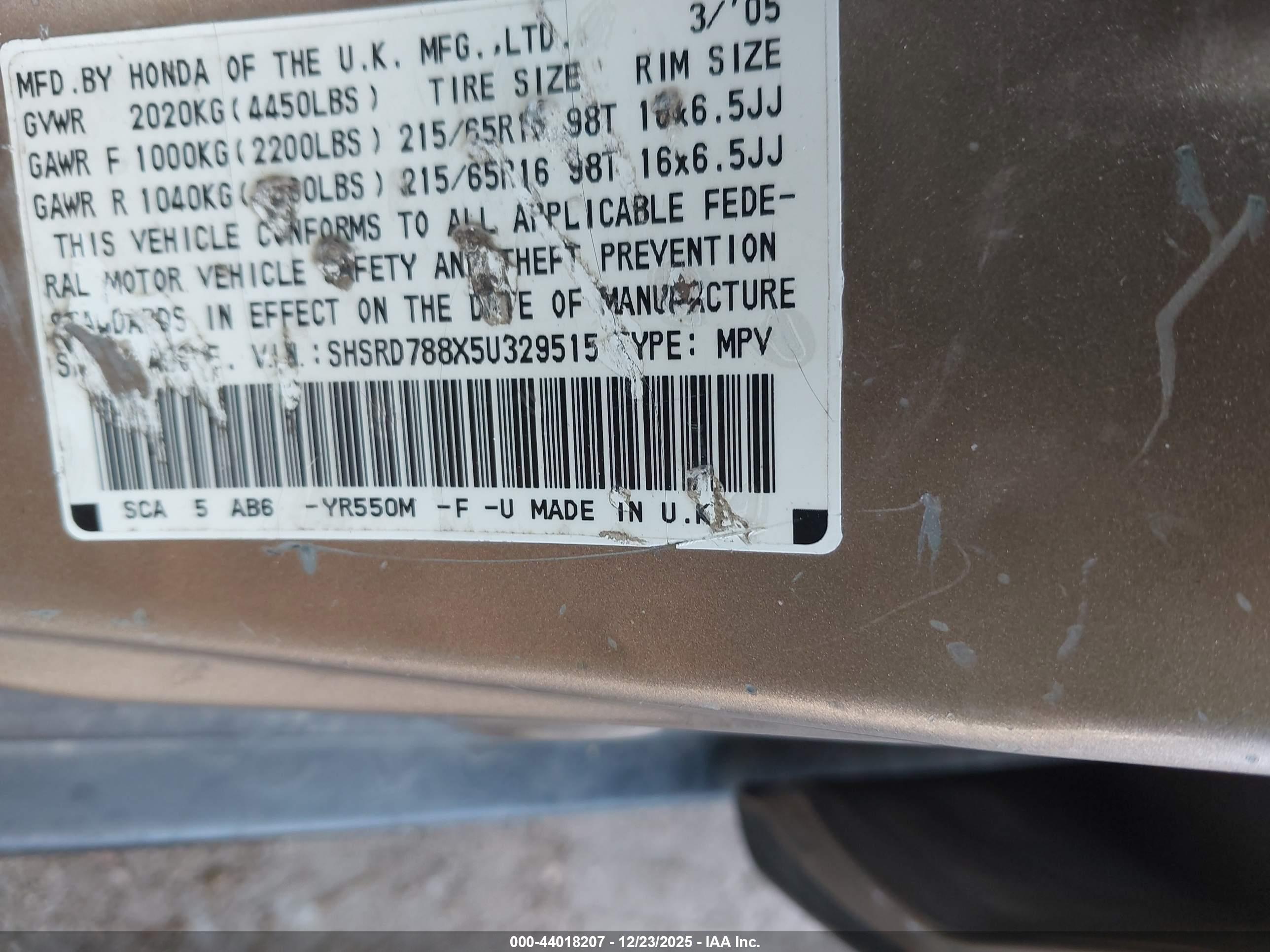 HONDA CR-V image 9