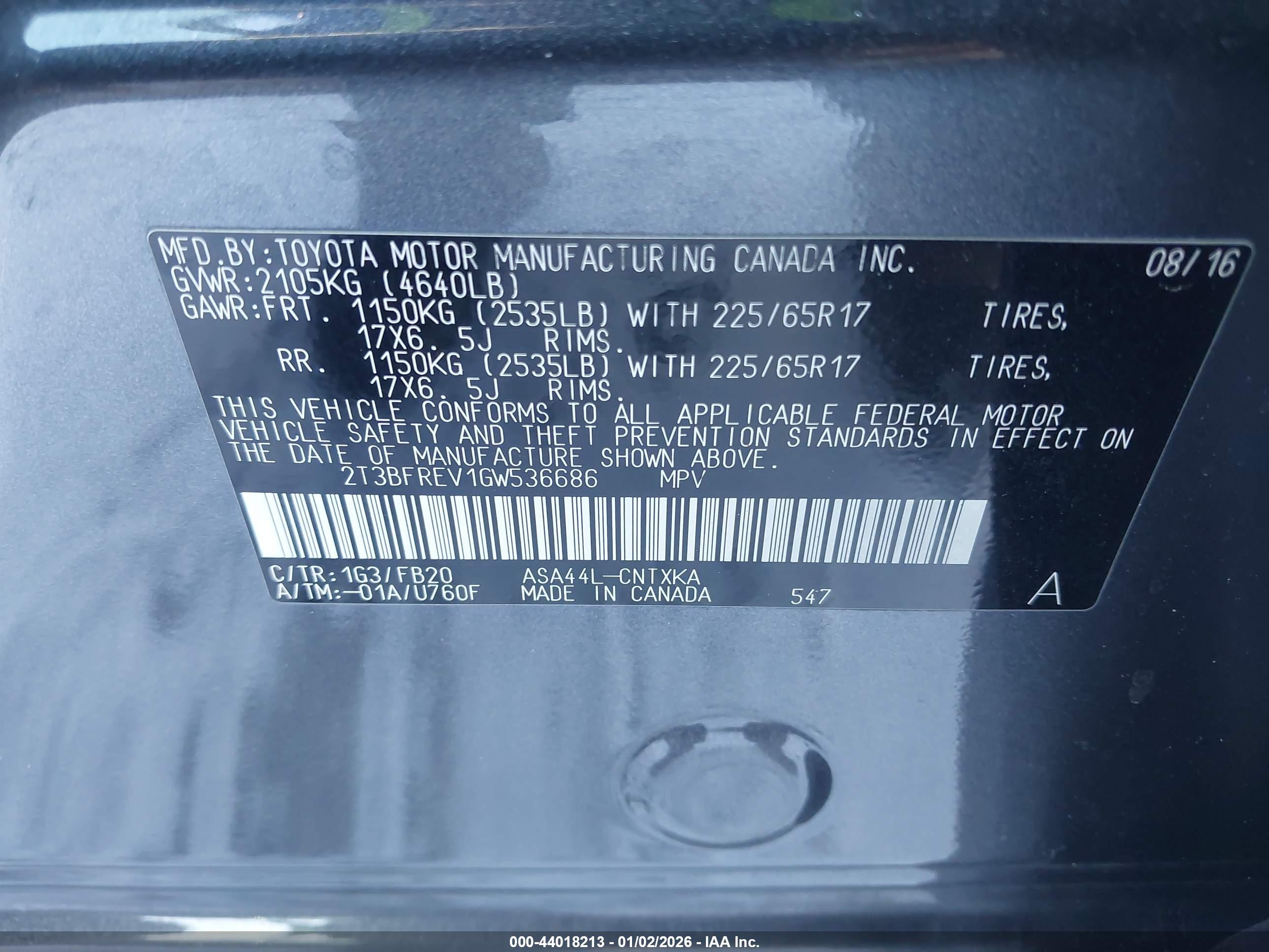 TOYOTA RAV4 image 9