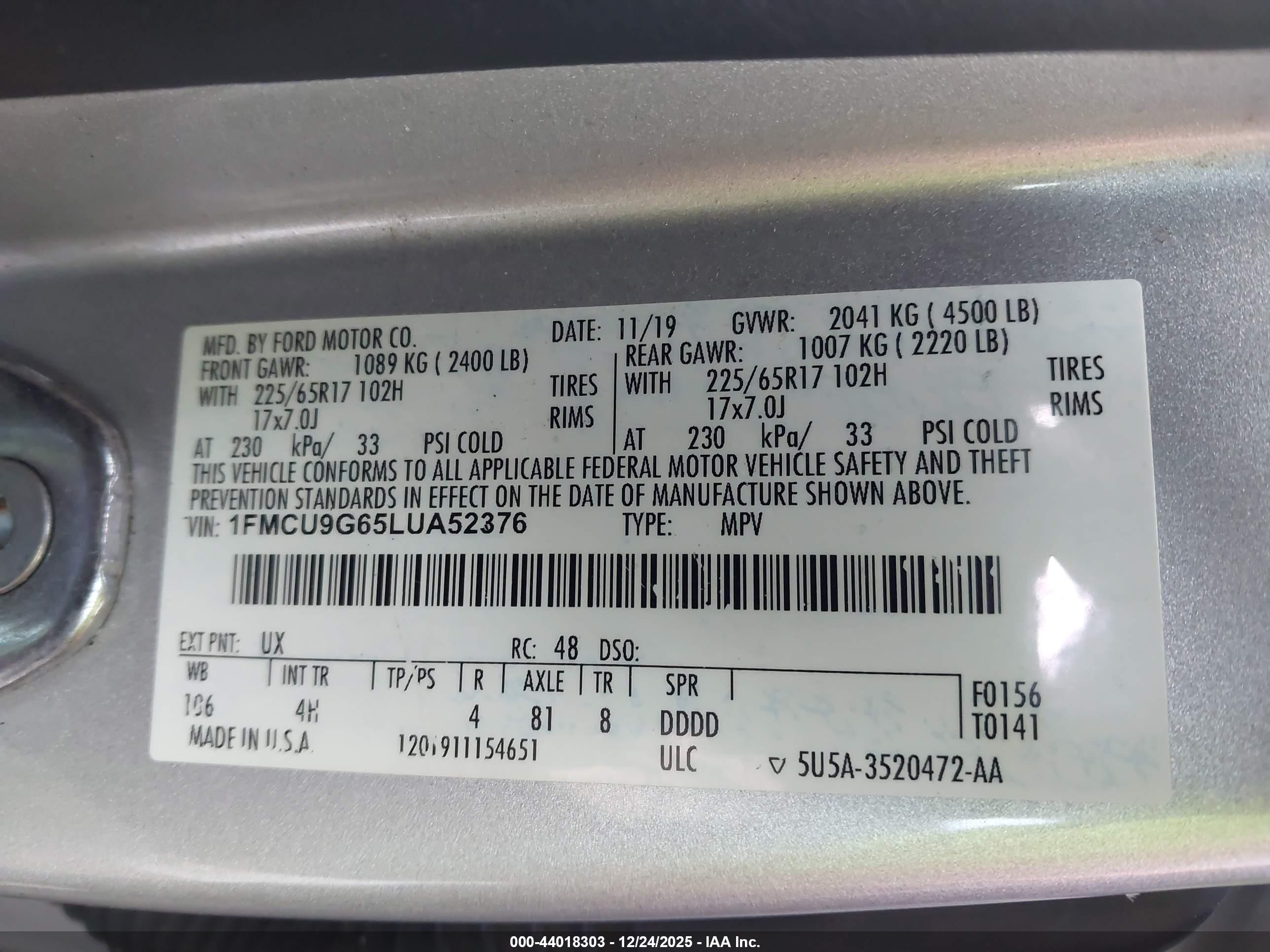 FORD ESCAPE image 9