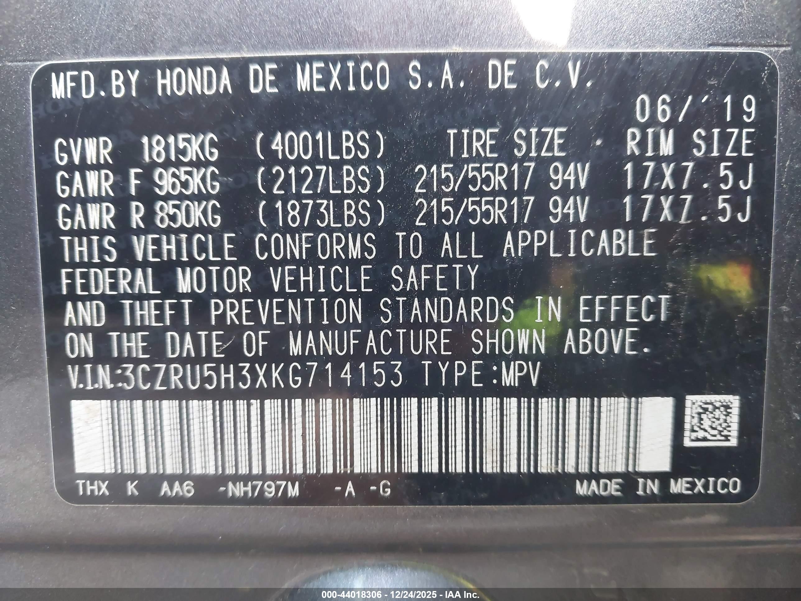 HONDA HR-V image 9