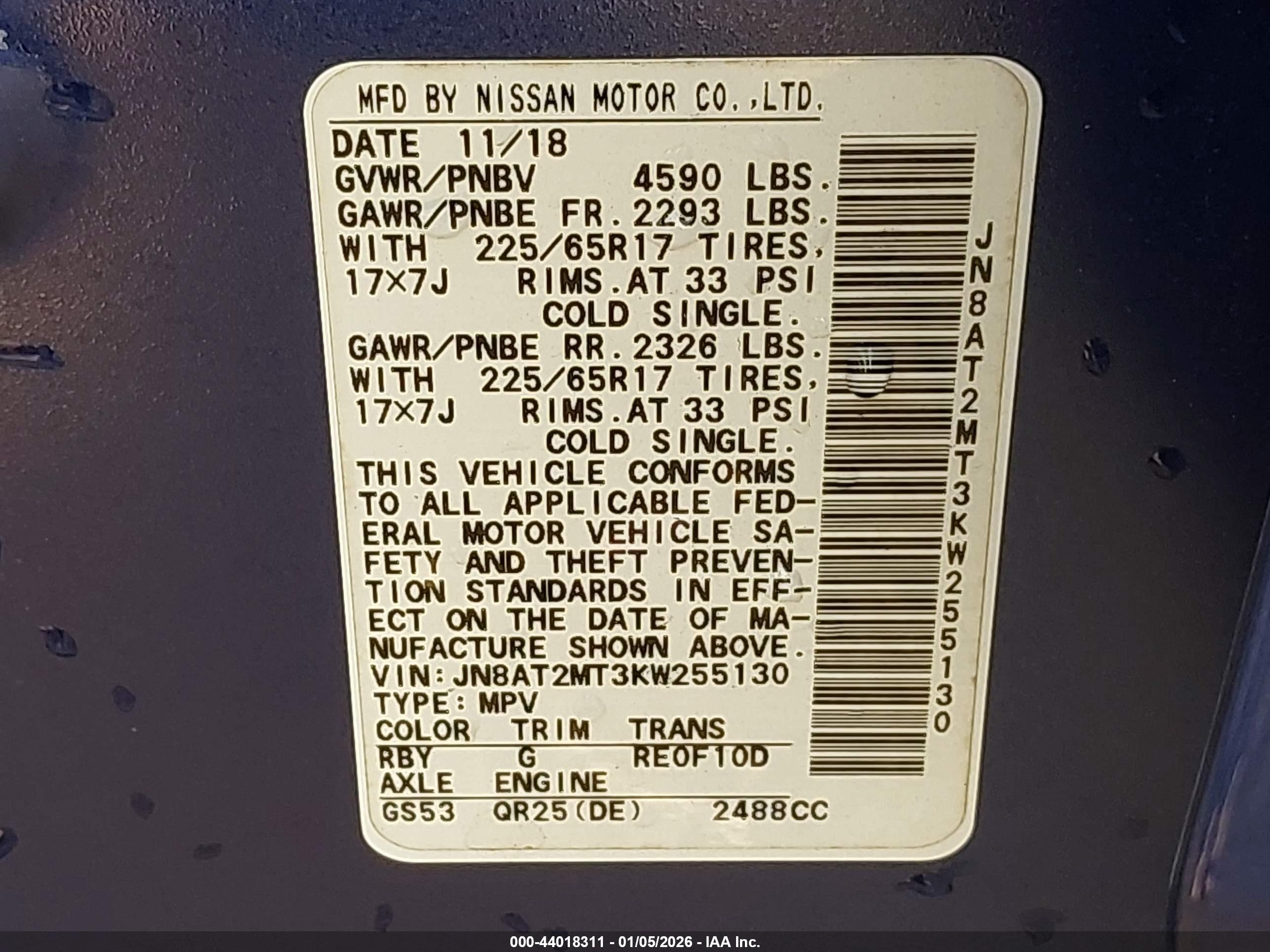 NISSAN ROGUE image 9