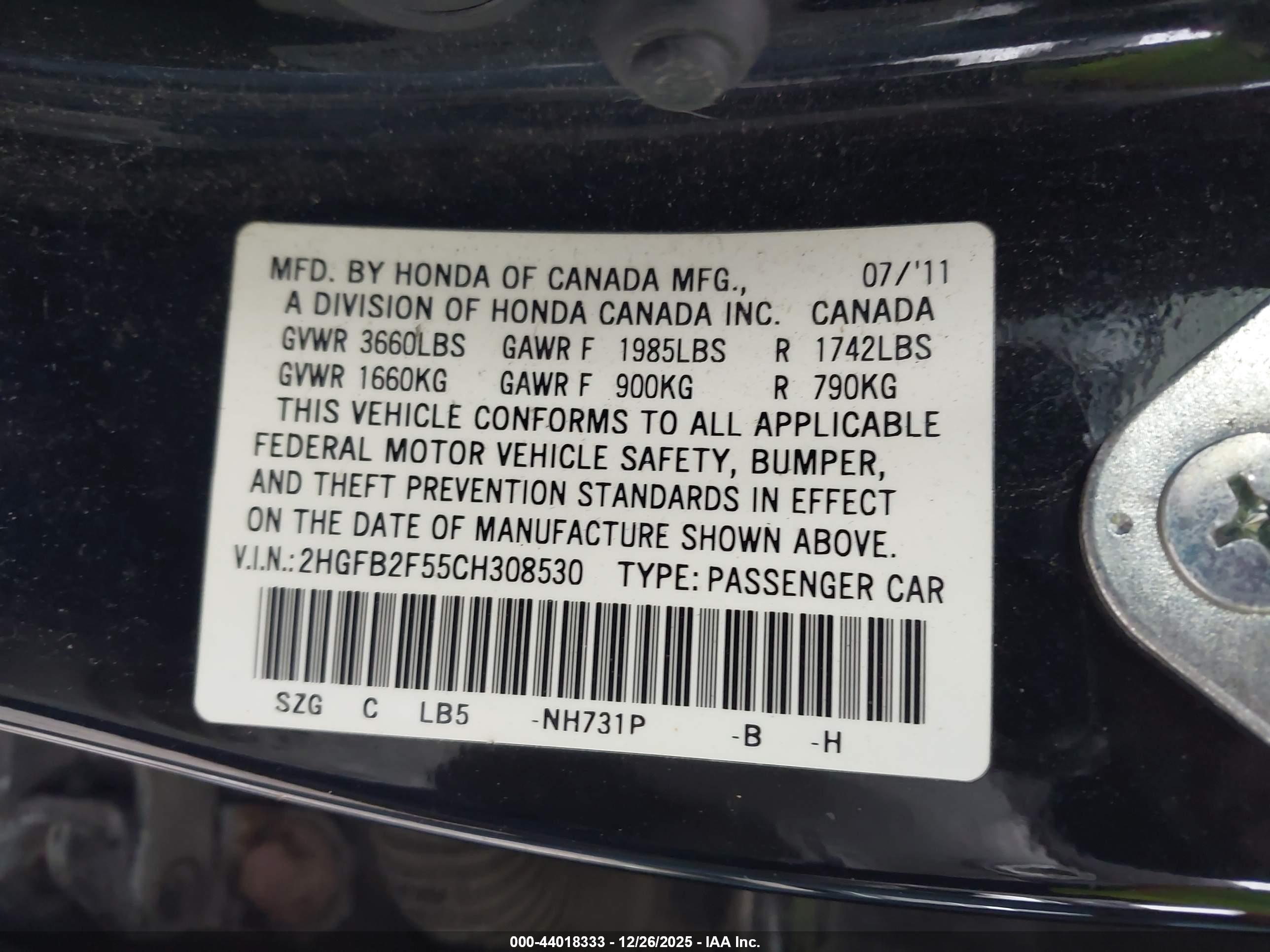 HONDA CIVIC image 9