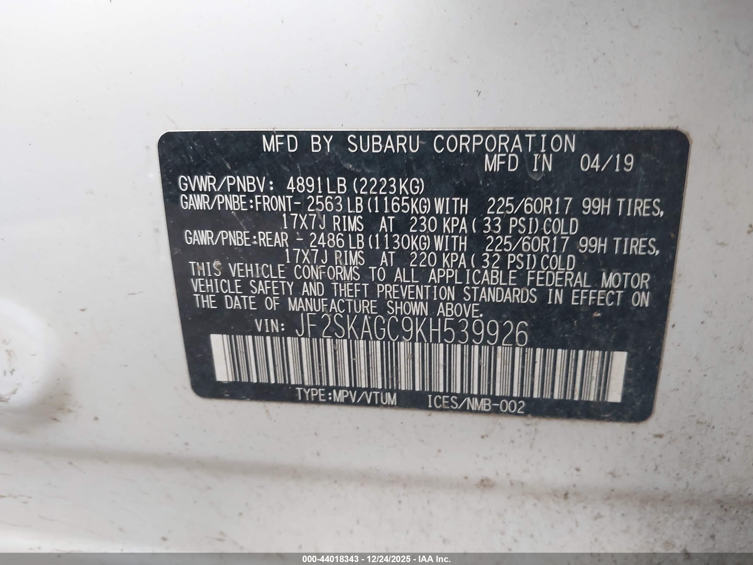 SUBARU FORESTER image 9