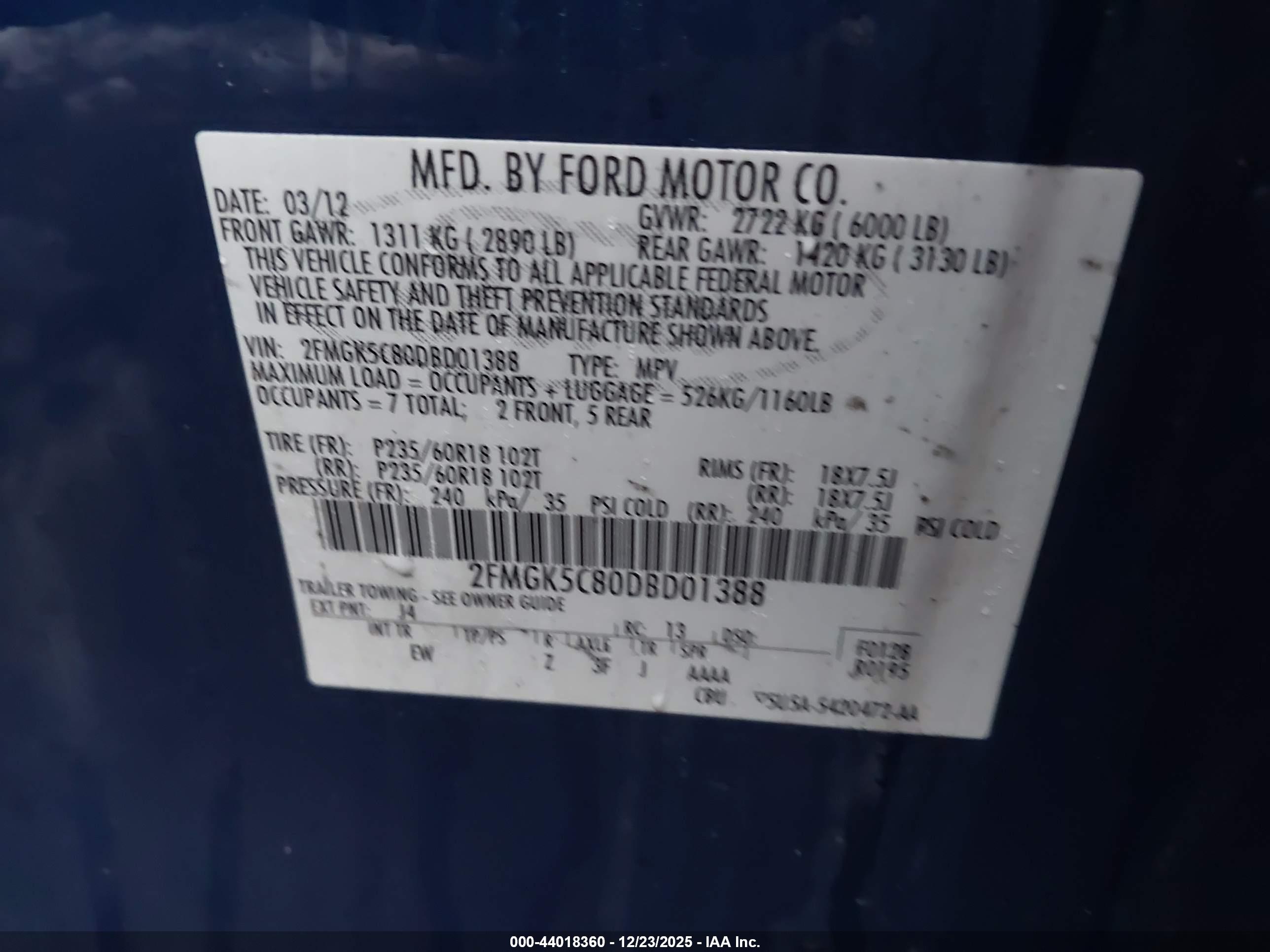 FORD FLEX image 9