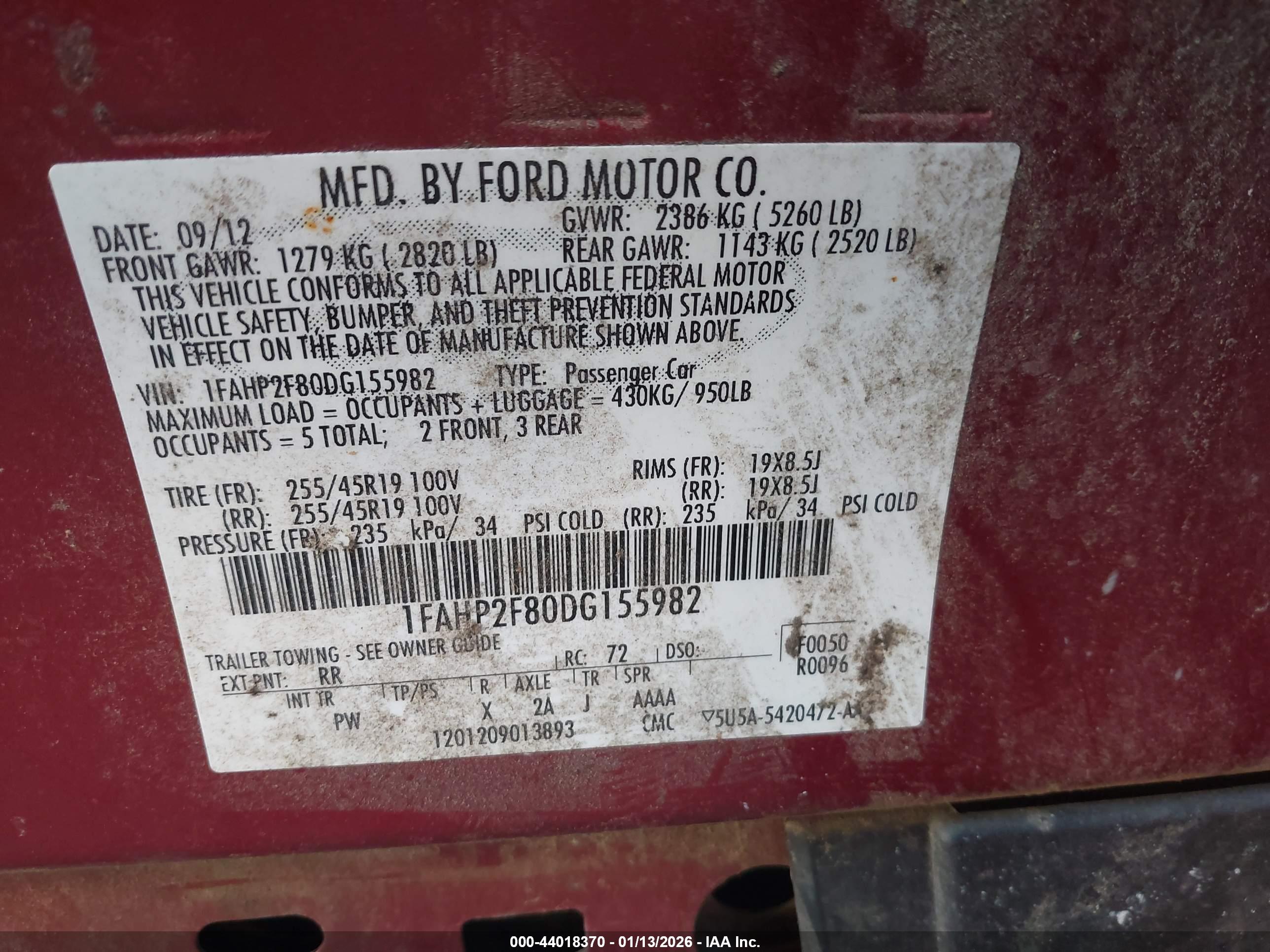 FORD TAURUS image 9