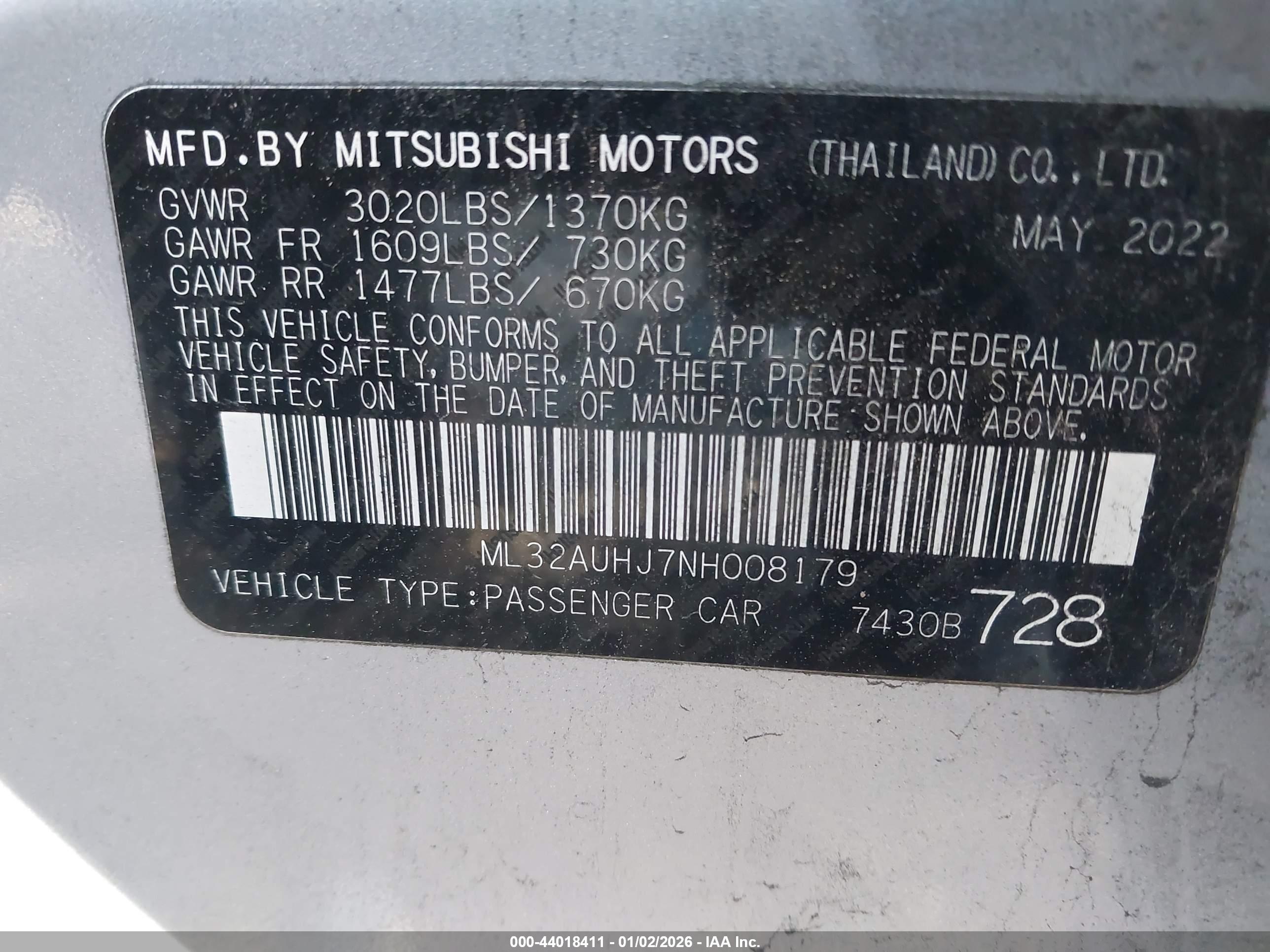 MITSUBISHI MIRAGE image 9