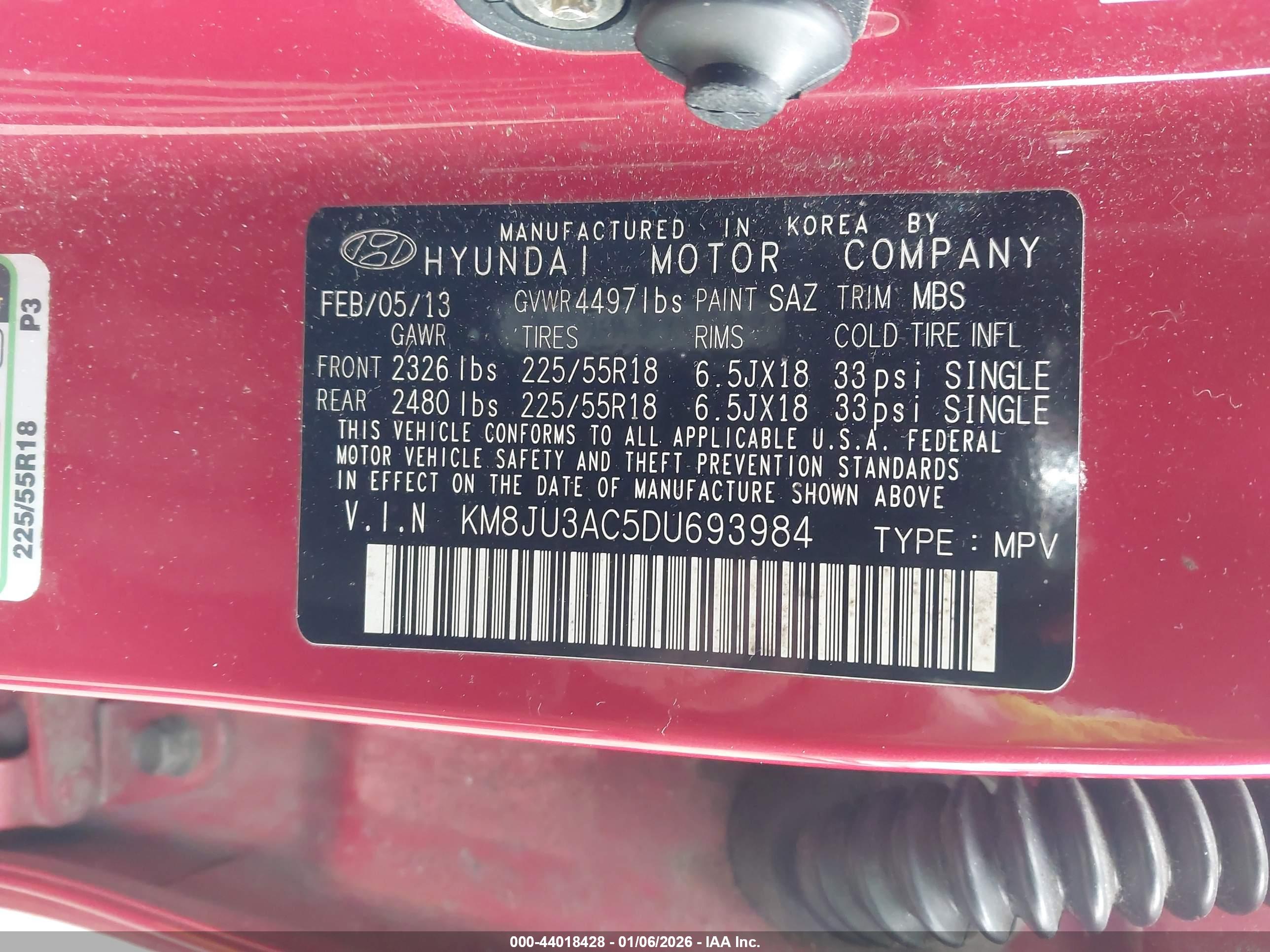 HYUNDAI TUCSON image 9