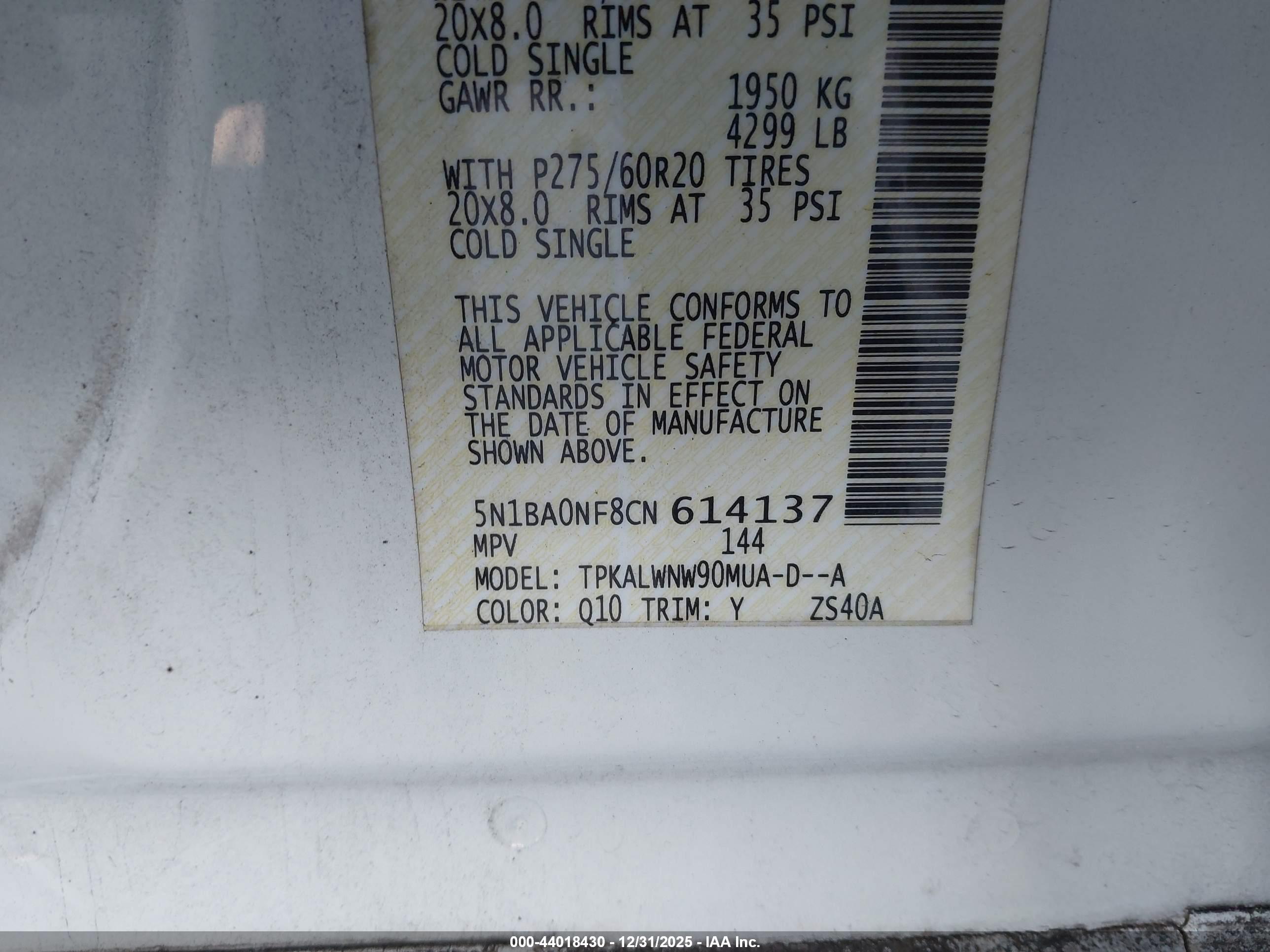 NISSAN ARMADA image 9