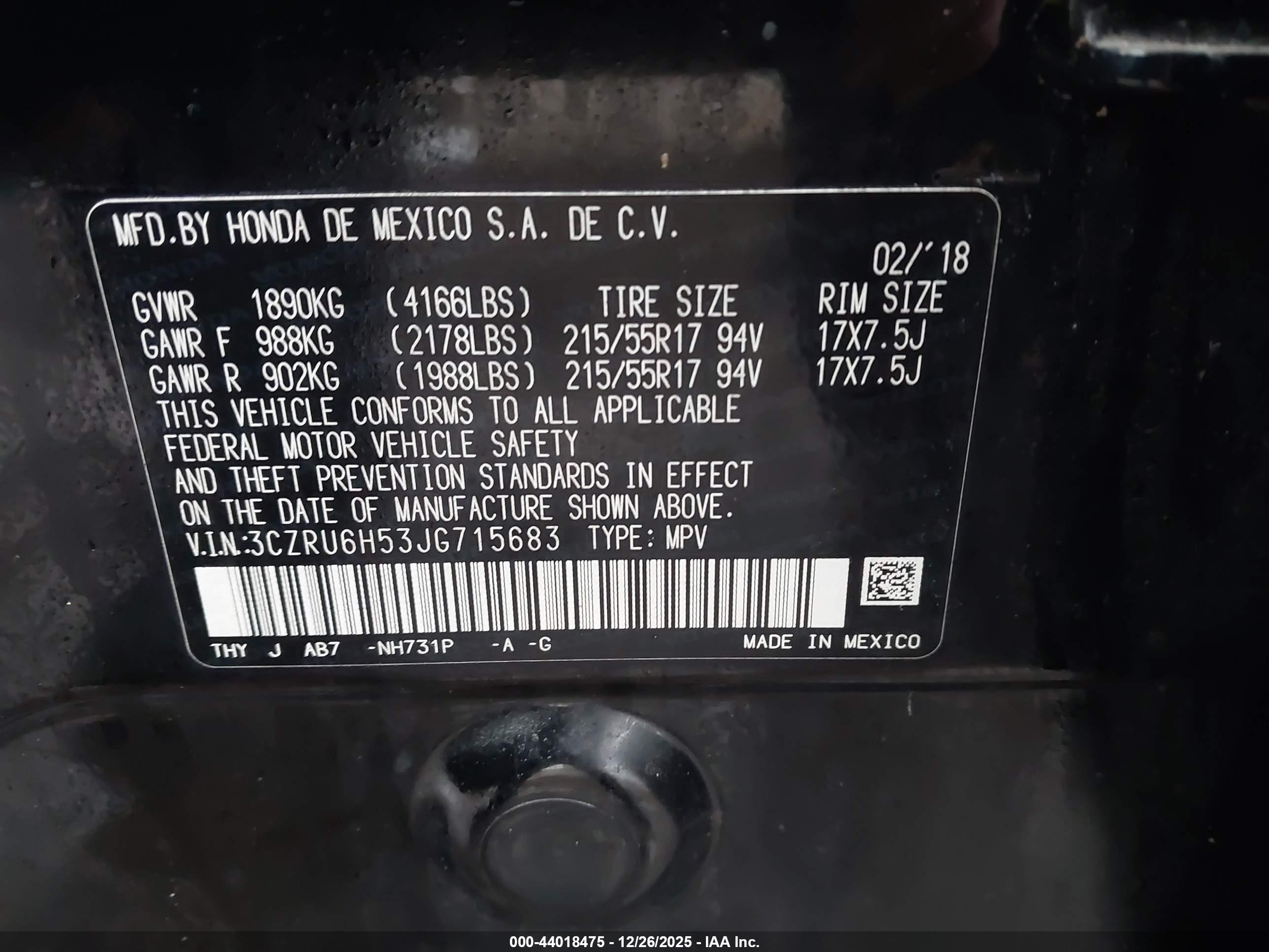HONDA HR-V image 9