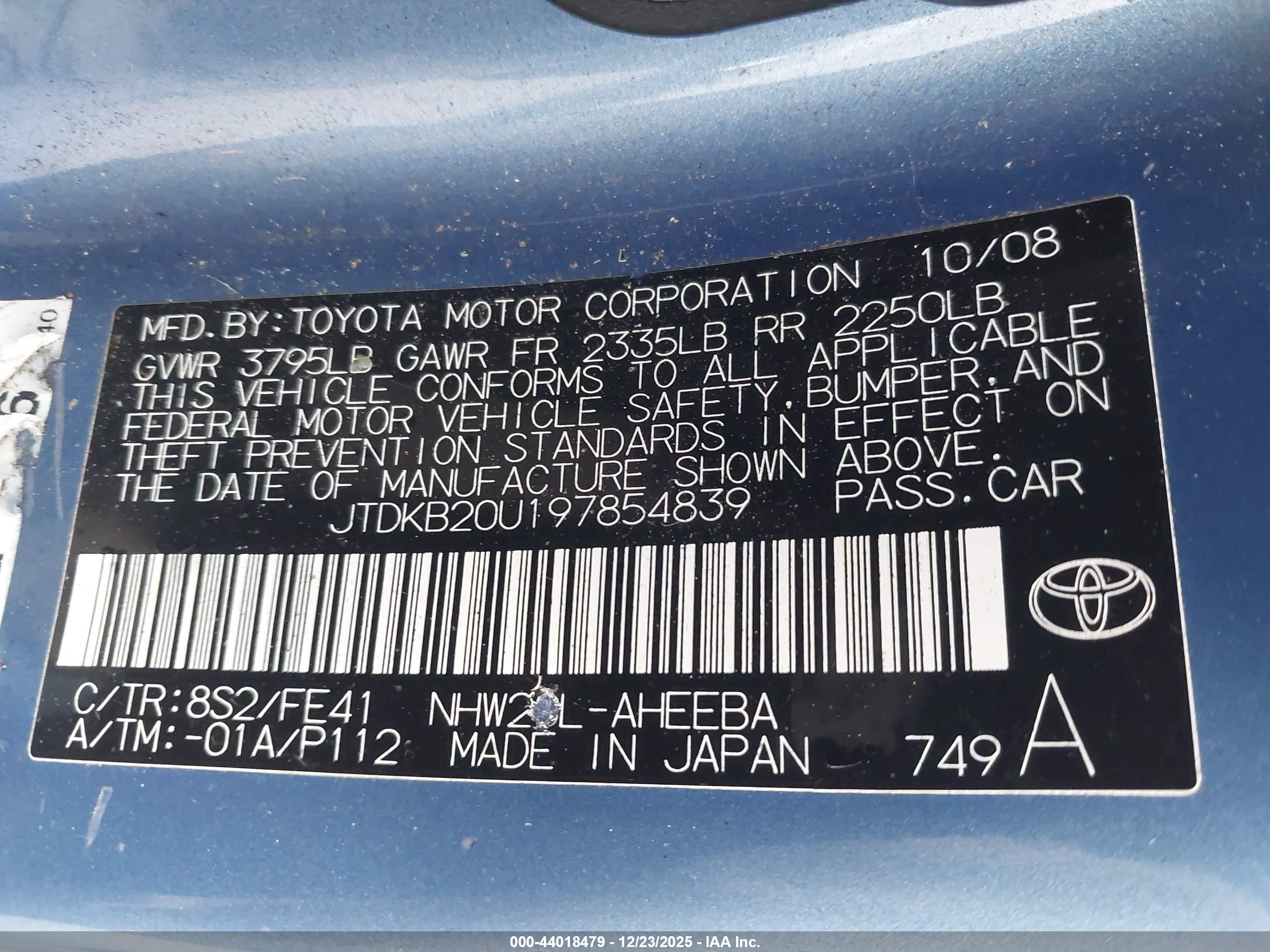 TOYOTA PRIUS image 9