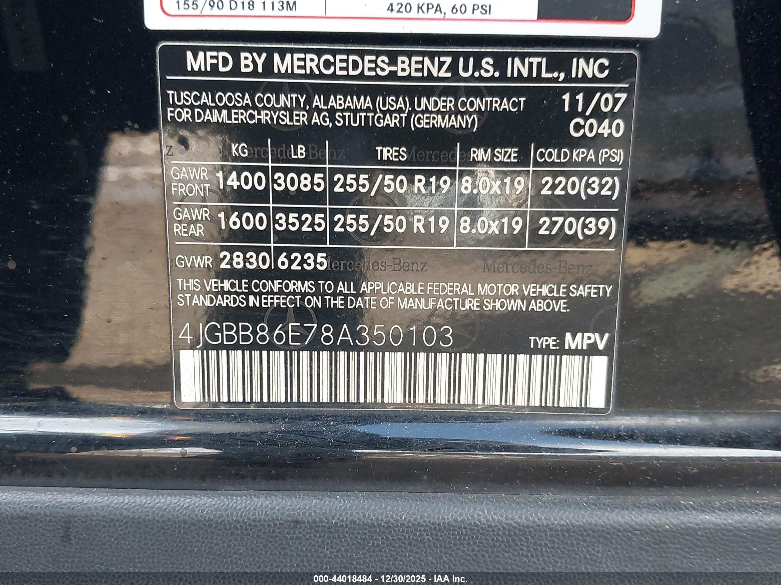 MERCEDES-BENZ ML image 9